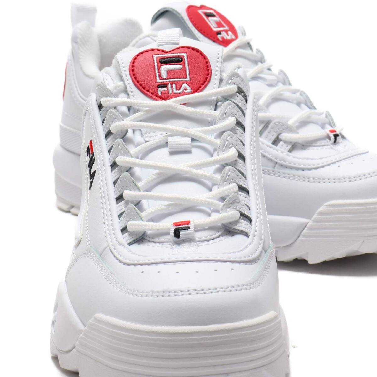 Fila Disruptor Ii Heart Womens White Black F Red ss I