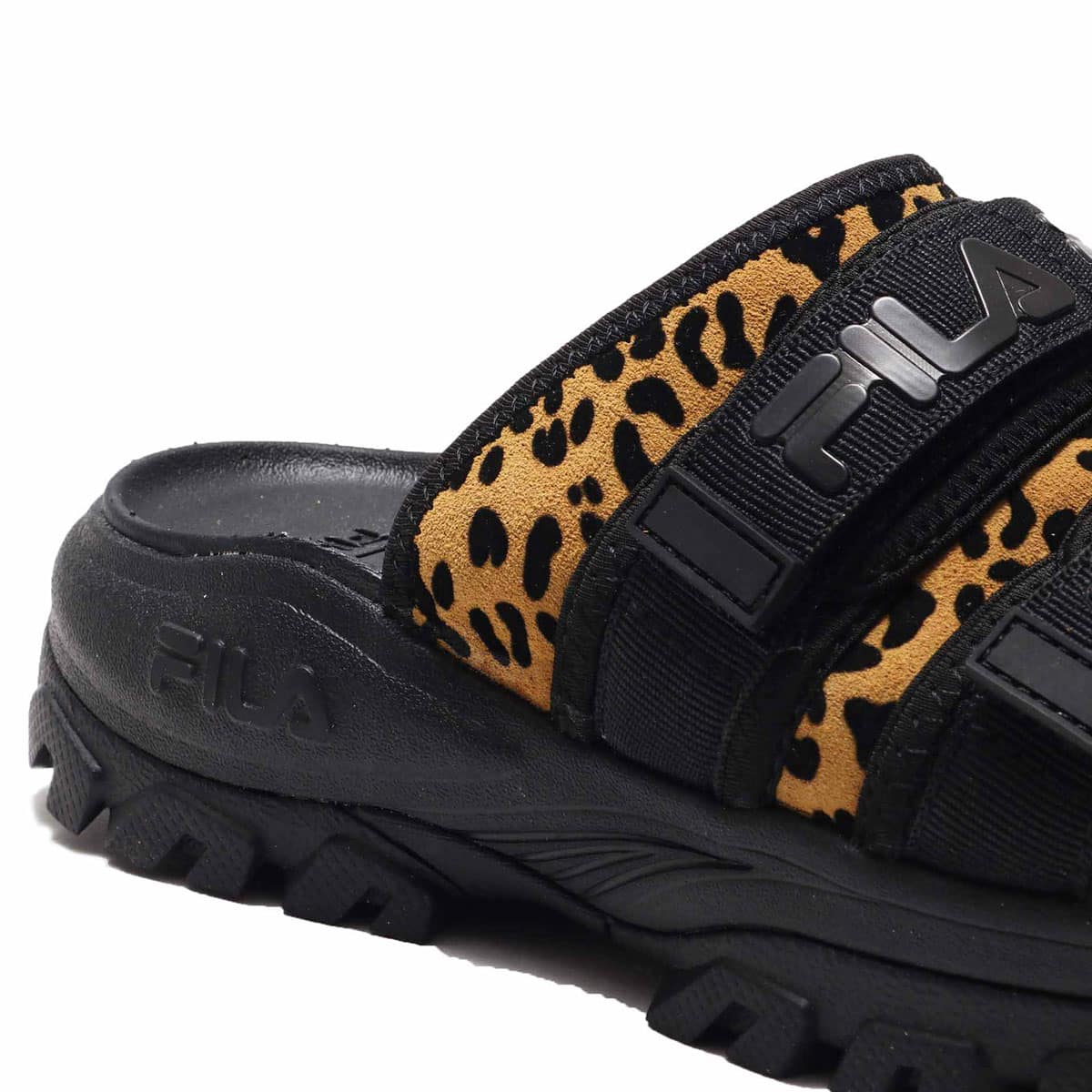FILA Outdoor Sandal Animal Print BLACK