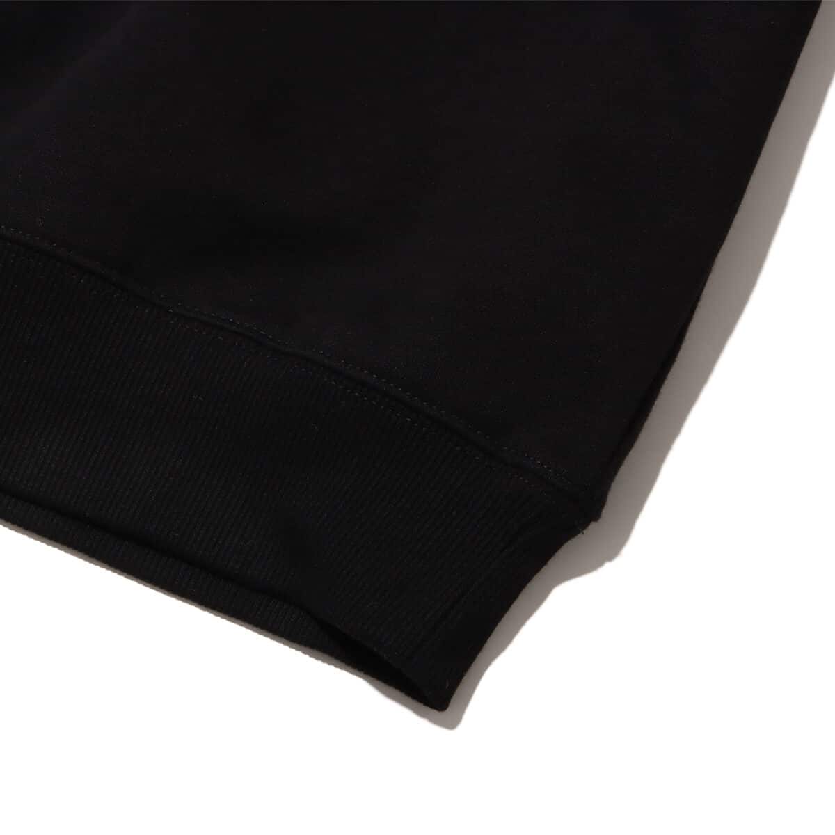 Mitchell & Ness TEAM FIRST SATIN FLEECE CREW CBU BLACK 23FW-Iの画像