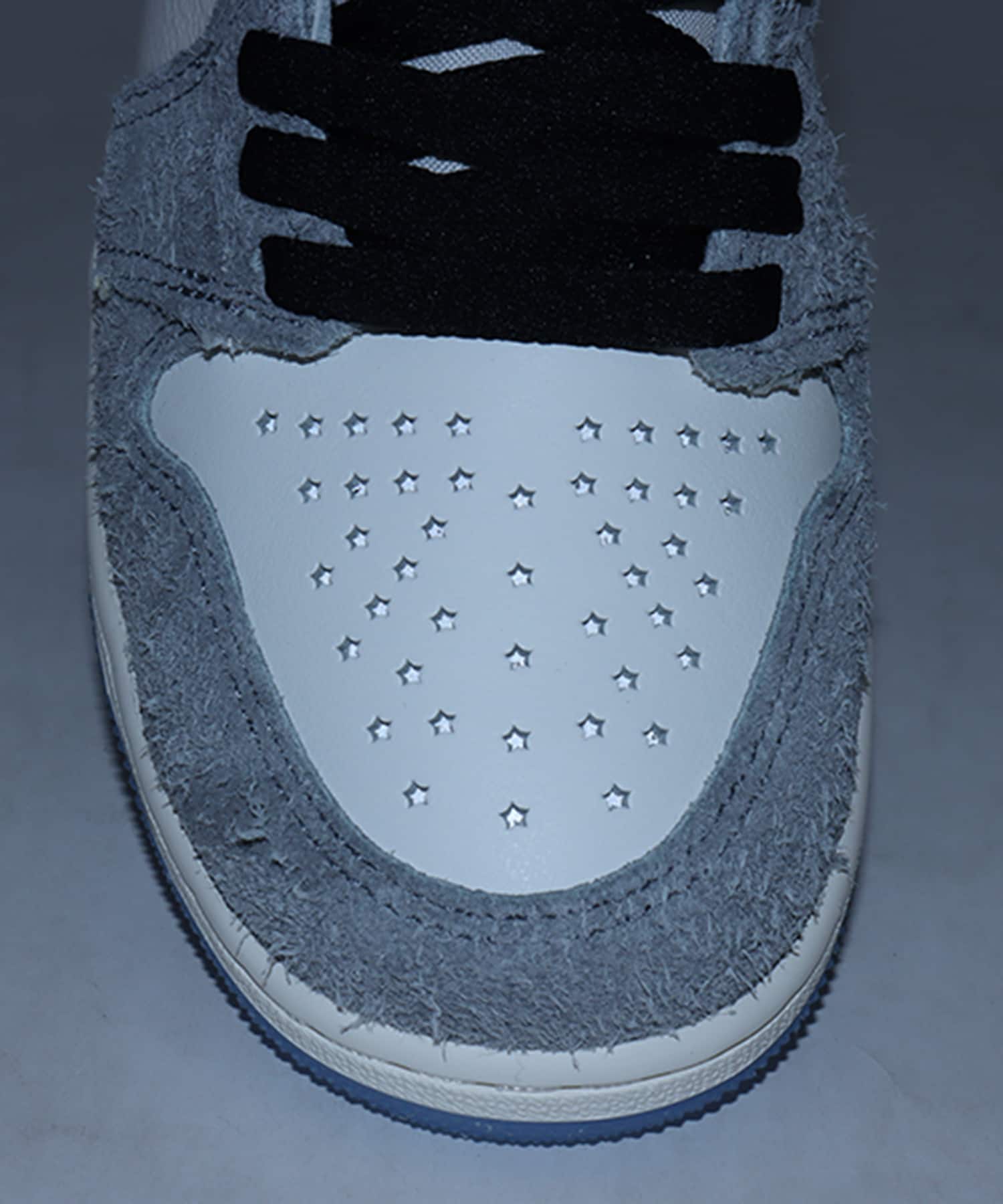 JORDAN BRAND AIR JORDAN 1 RETRO HIGH OG (GS) COOL GREY/BLACK-GAME ROYALの画像