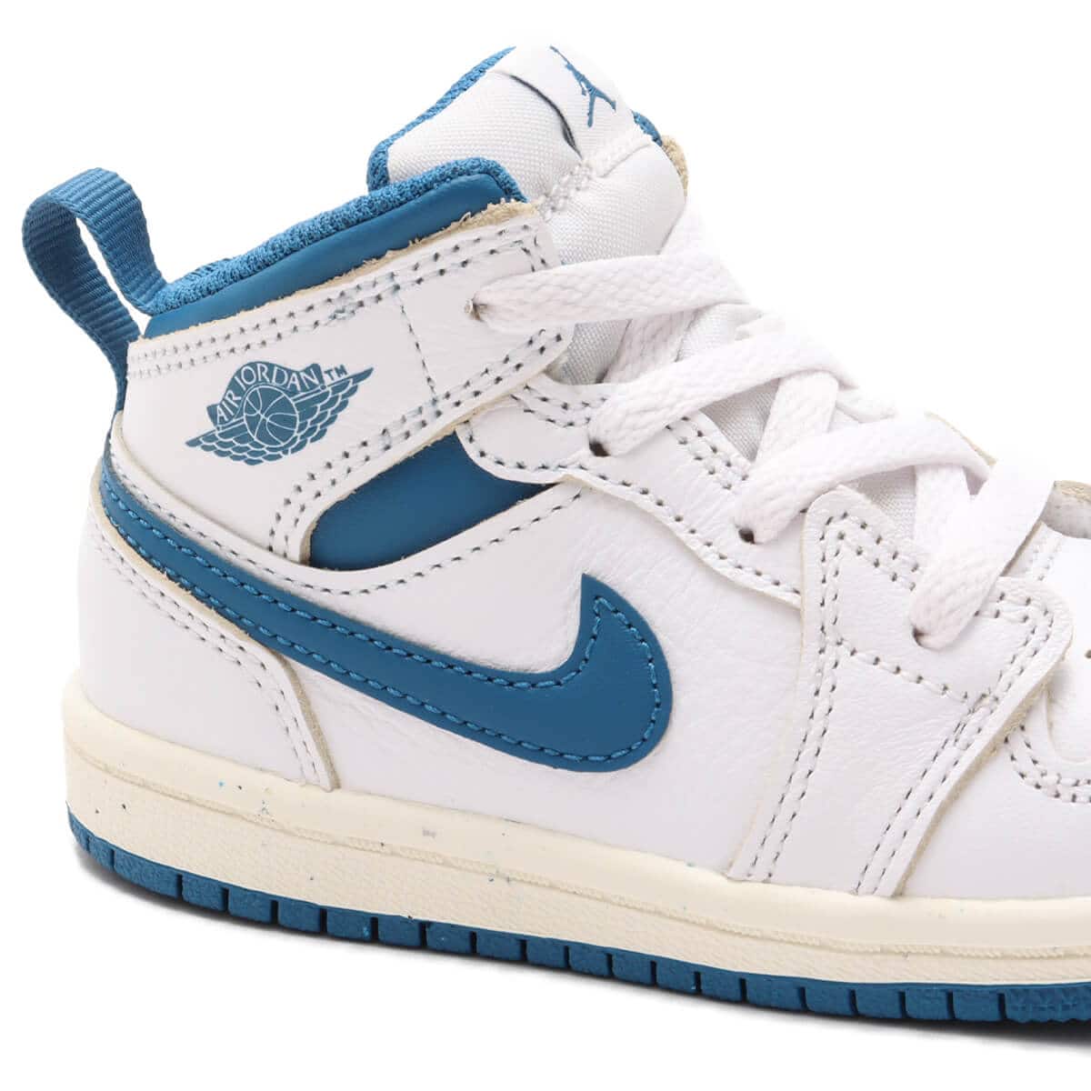 JORDAN BRAND JORDAN 1 MID SE (TD) WHITE/INDUSTRIAL BLUE-SAILの画像
