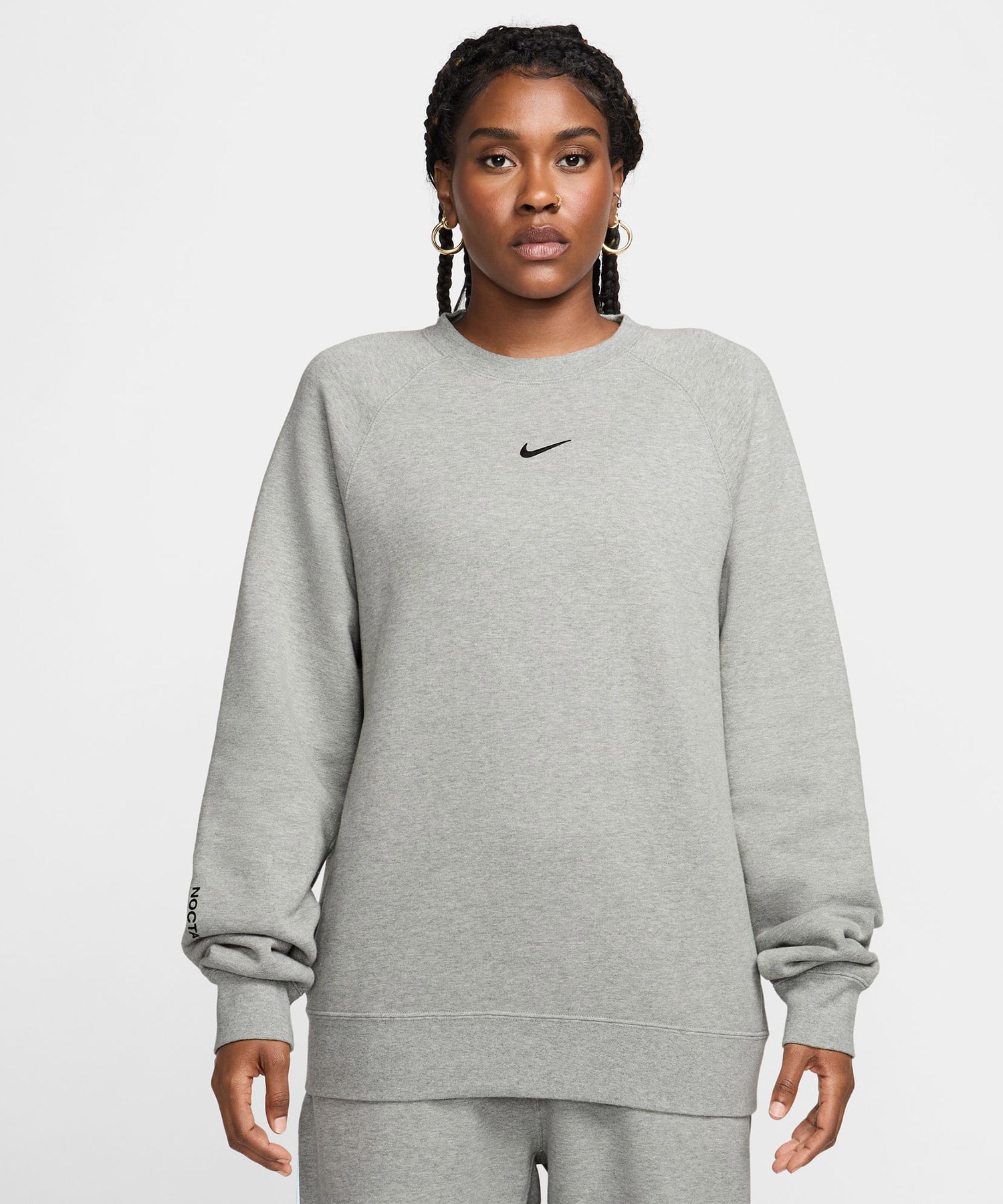 NIKE M NRG NOCTA CS CREW FLC GRAYの画像