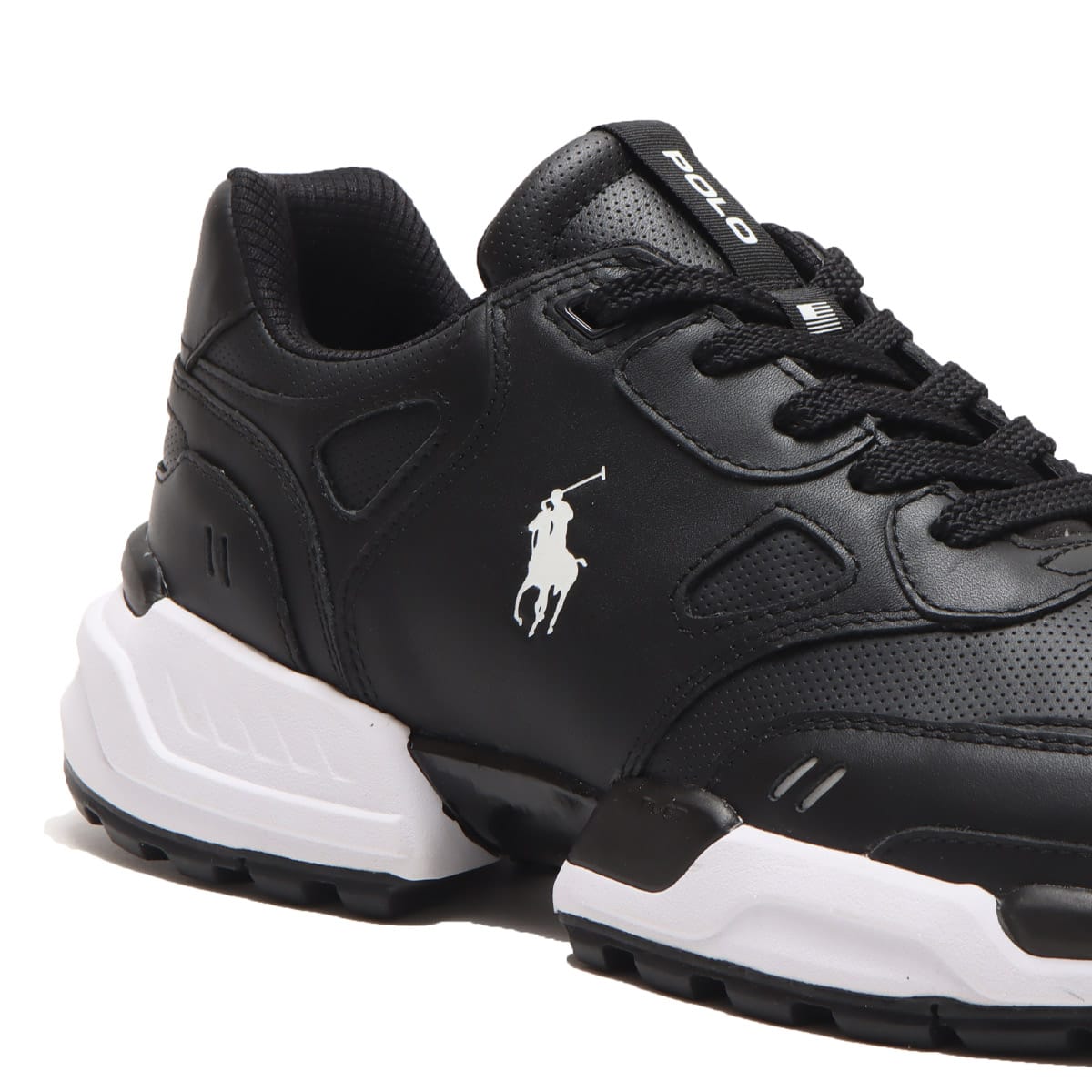 POLO RALPH LAUREN POLO JGR PP-SNEAKERS-ATHLETIC SHOE BLACK 23FW-Iの画像