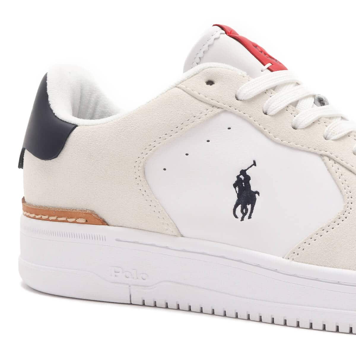 POLO RALPH LAUREN MASTERS CRT WHITE/NAVY 23FW-Iの画像