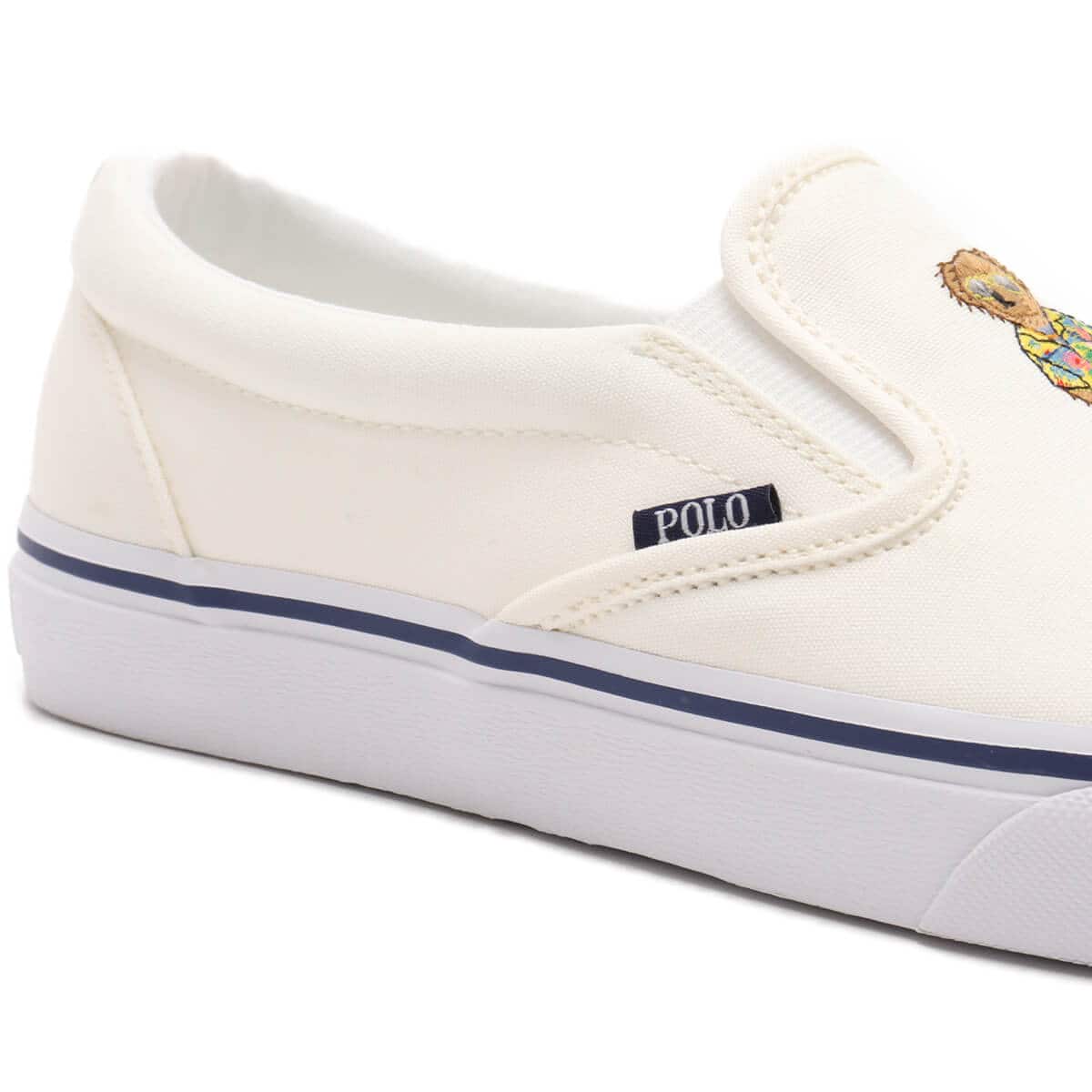 POLO RALPH LAUREN KEATON SLIP ON CANVAS NATURAL-101 の画像