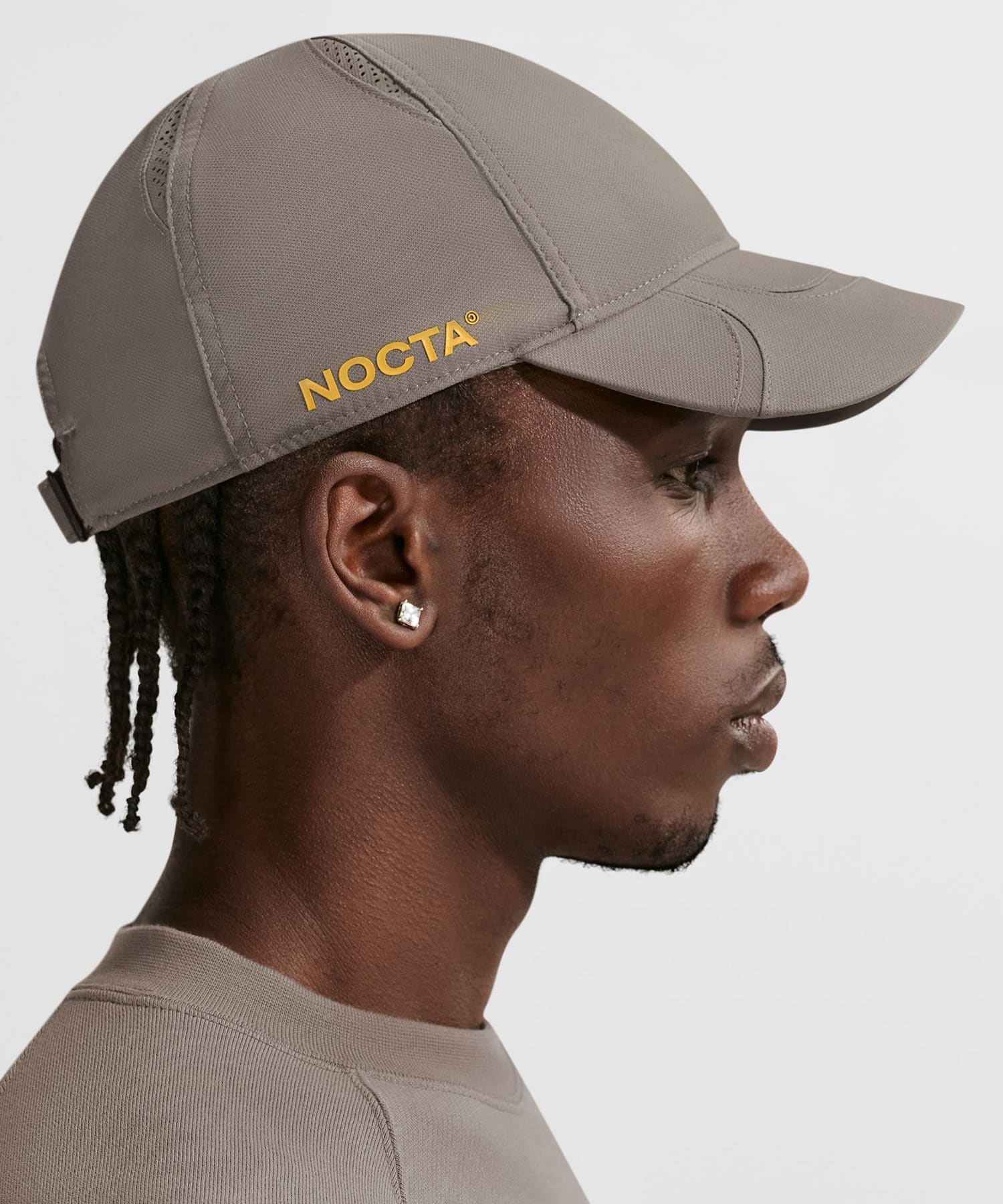 NIKE U NRG CLUB CAP NOCTA-USCB OLIVE GREY/YELLOW OCHREの画像