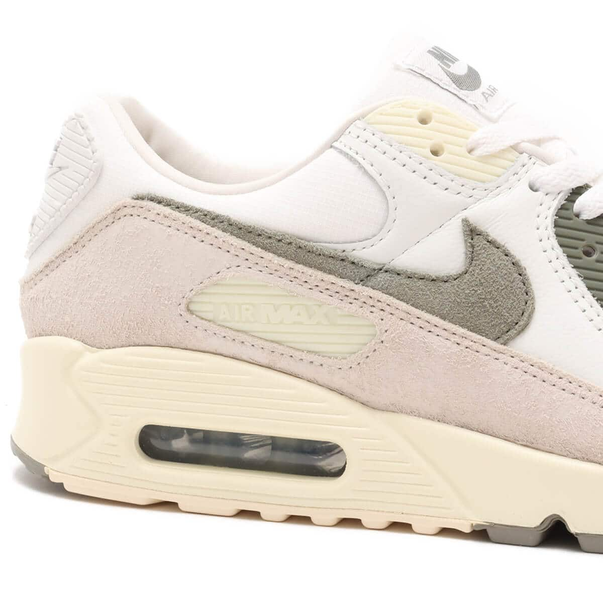 NIKE AIR MAX 90 SE WHITE/DARK STUCCO-SUMMIT WHITE-PHANTOM