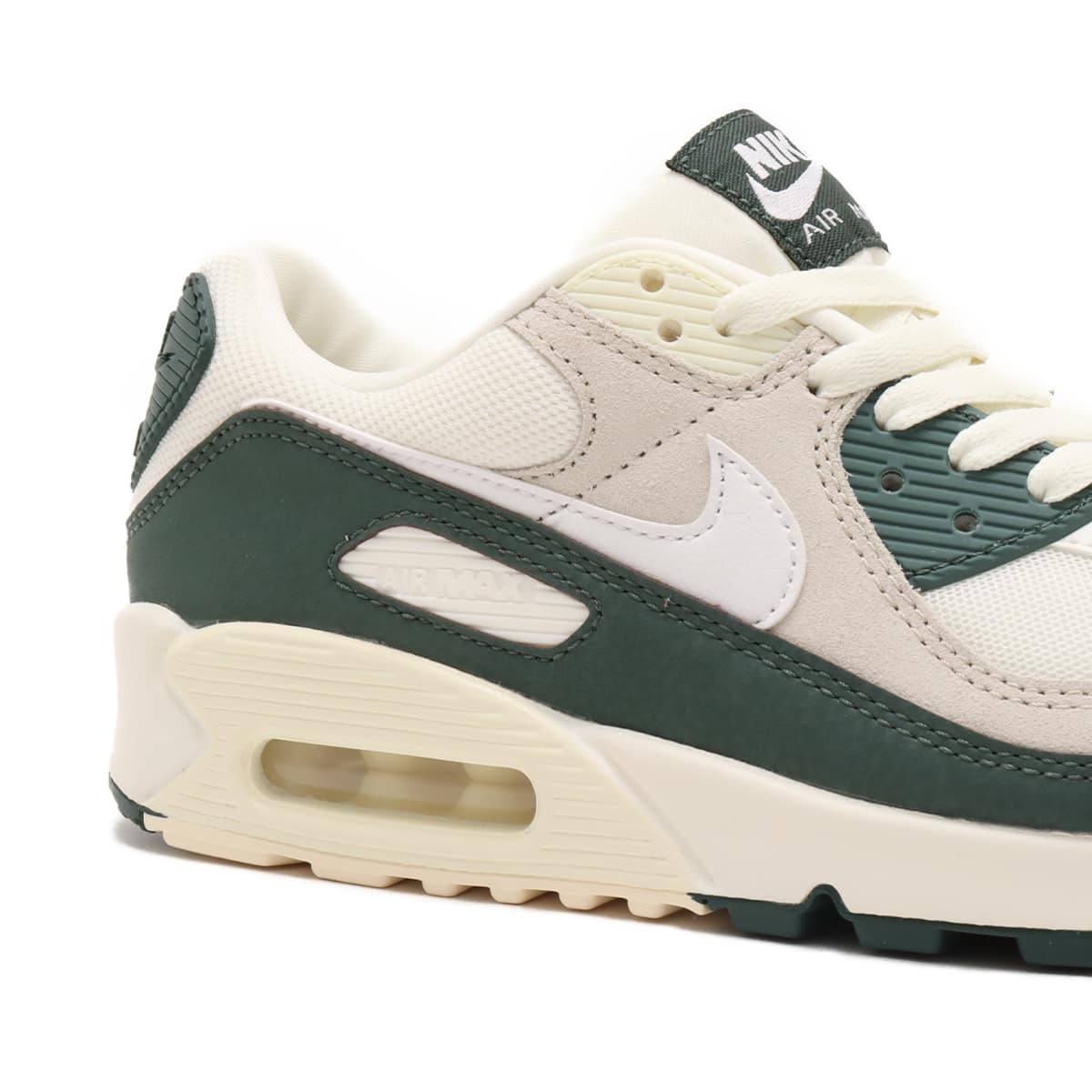 NIKE WMNS AIR MAX 90 SAIL/WHITE-VINTAGE GREEN-COCONUT MILK 24SP-I