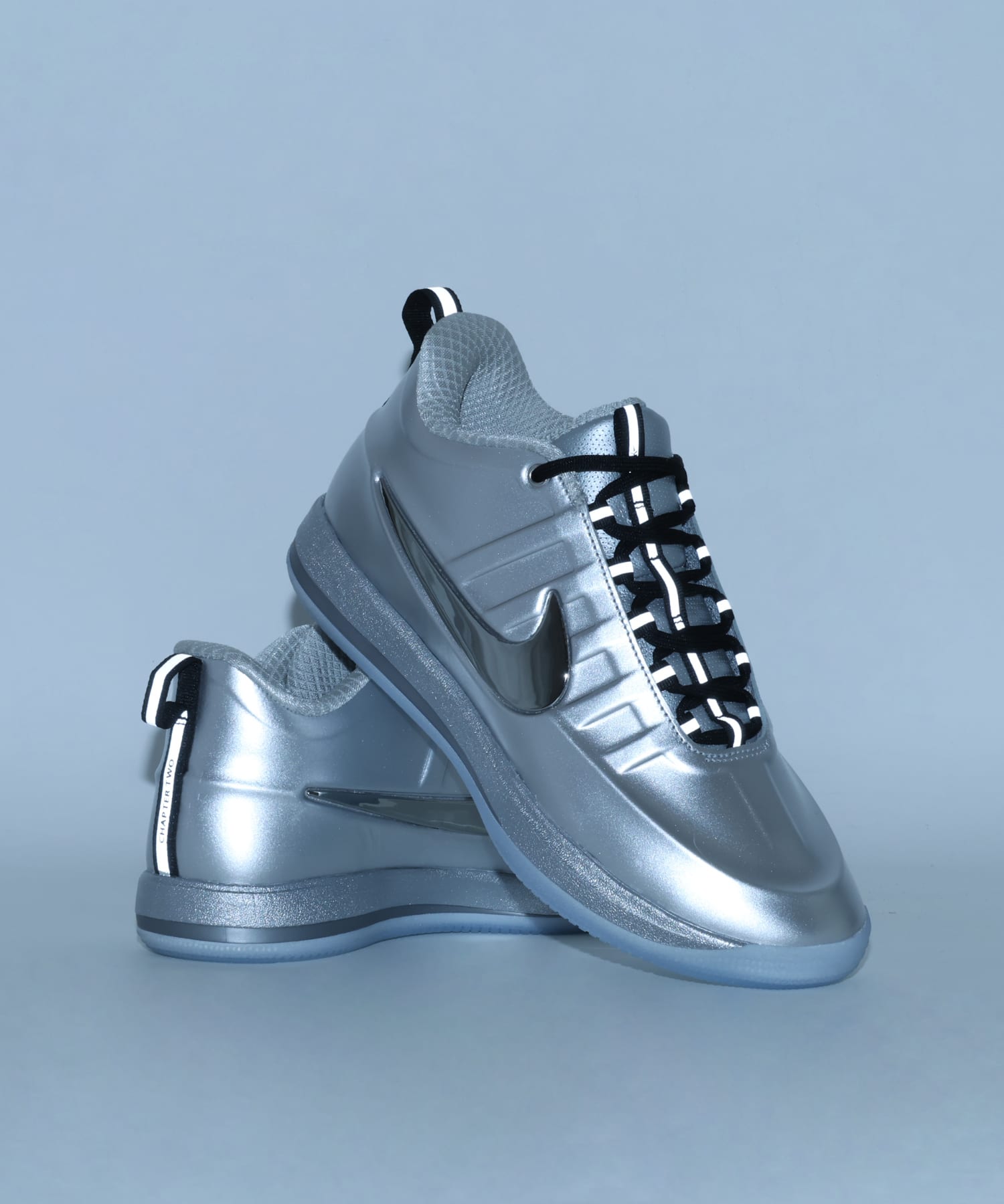 NIKE BOOK 2 EP MTLC SILVER/MTLC SILVER-BLACKの画像