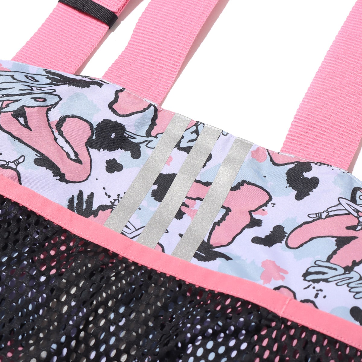adidas W atmos pink Jenny Kaori カモ ユーティリティ ベスト VIOLET TONEの画像