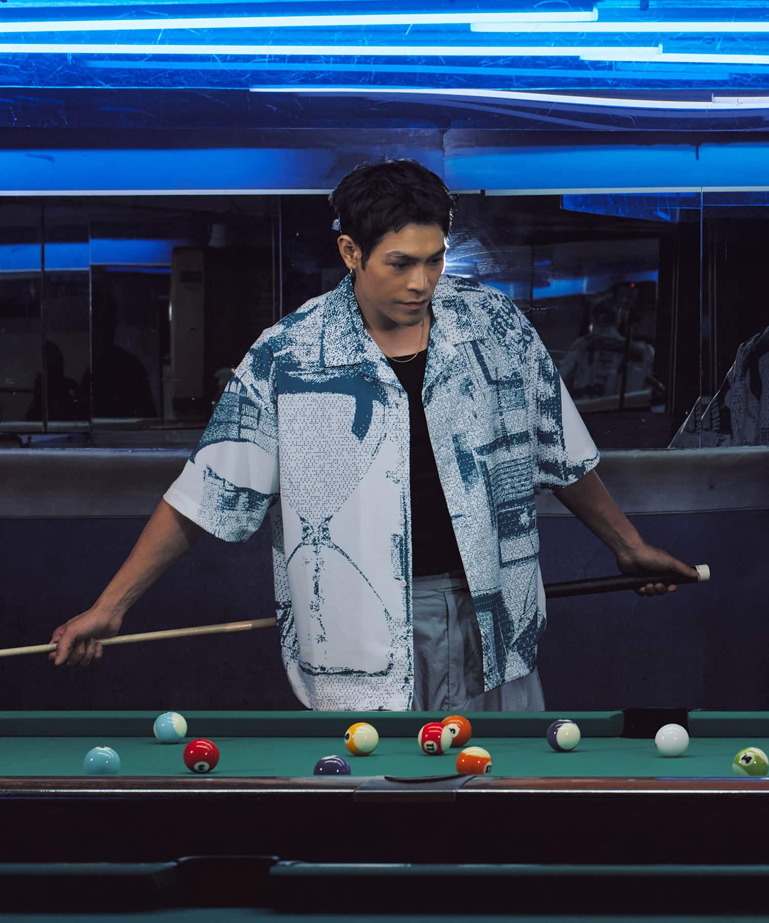 GOOPiMADE x TIGHTBOOTH Sand Riot Graphic Shirt WHITEの画像