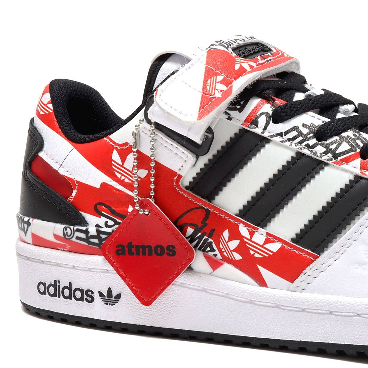 adidas FORUM LOW GRAFFITI atmos FOOTWEAR WHITE/CORE BLACK/ACTIVE RED 21FW-S
