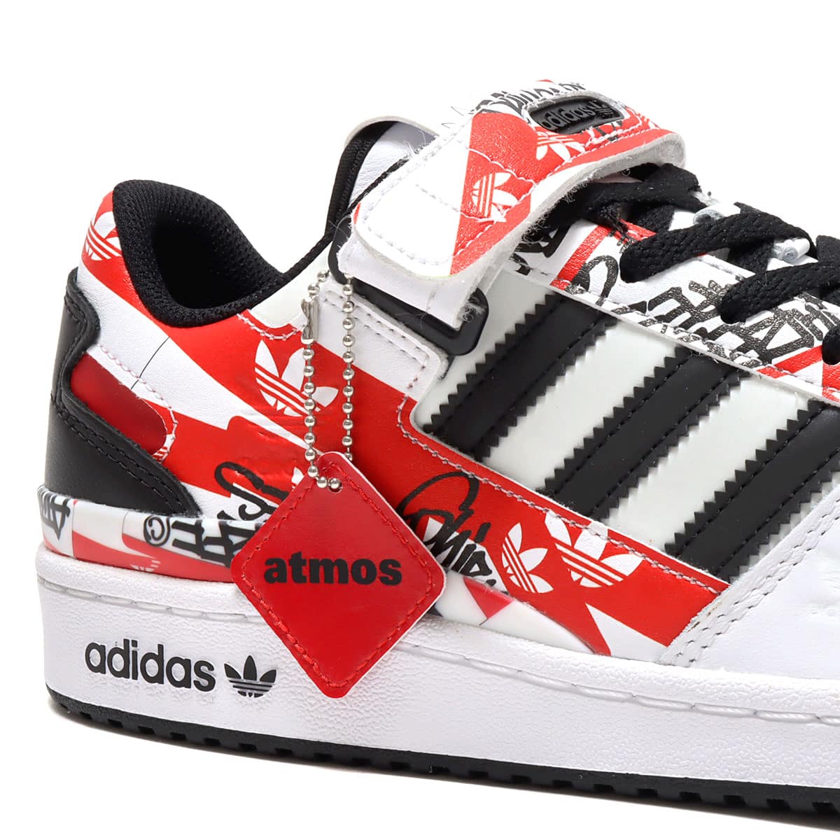 adidas FORUM LOW GRAFFITI atmos FOOTWEAR WHITE/CORE BLACK/ACTIVE RED