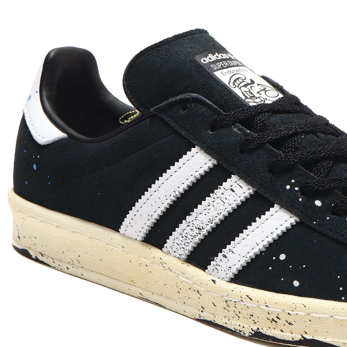 adidas CAMPUS 80s COOK CORE BLACK/FOOTWEAR WHITE/REAL BLUE