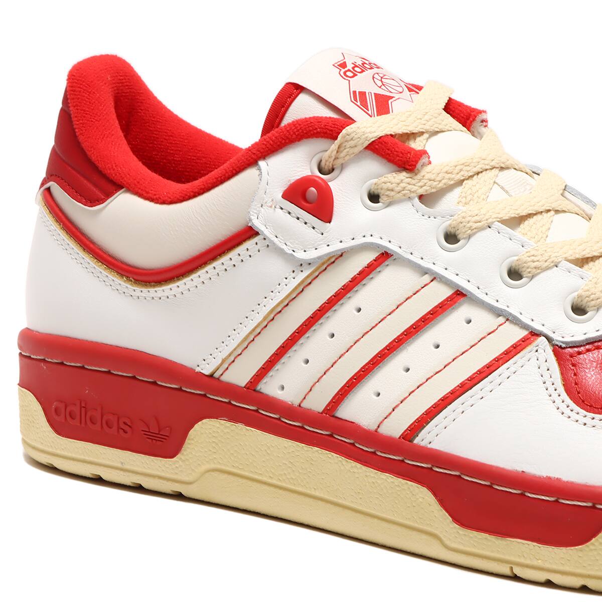 Adidas sneakers red outlet and white