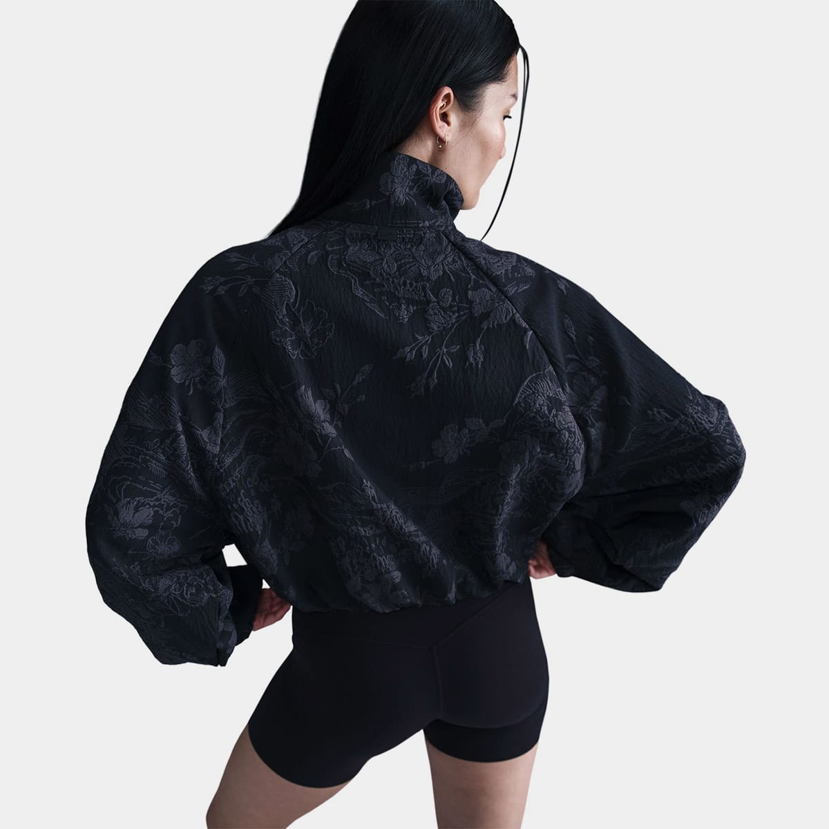 NIKE AS W NSW CLLCTN JQRD TRK JKT BLACK/ANTHRACITE/BLACKの画像