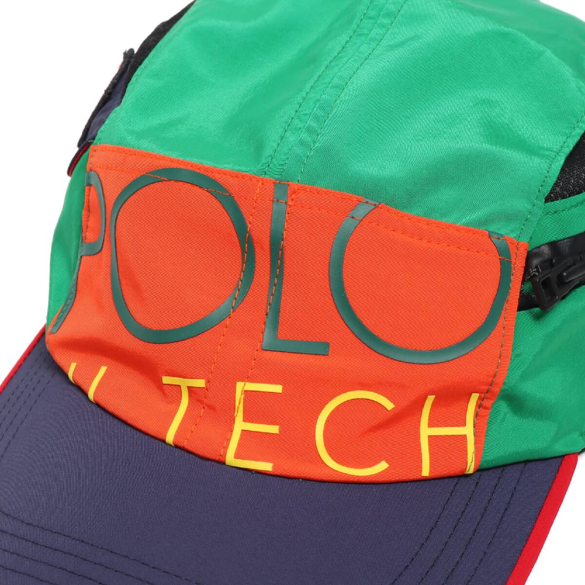 POLO RALPH LAUREN HITECH5PANEL-HAT GREEN MULTI 18HO-Iの画像