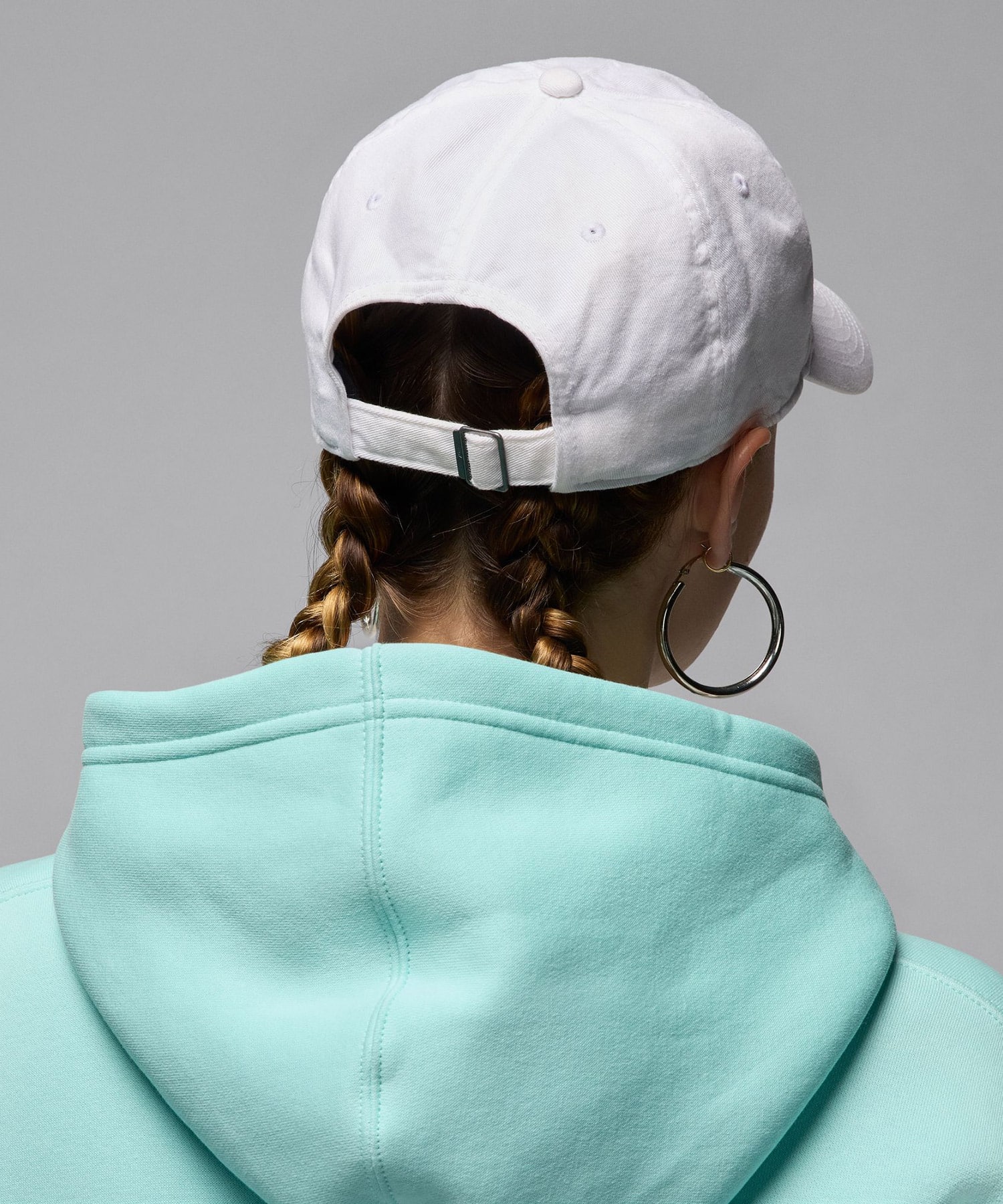 JORDAN BRAND U J CLUB CAP US CB WSH JM WHITE/BLACKの画像