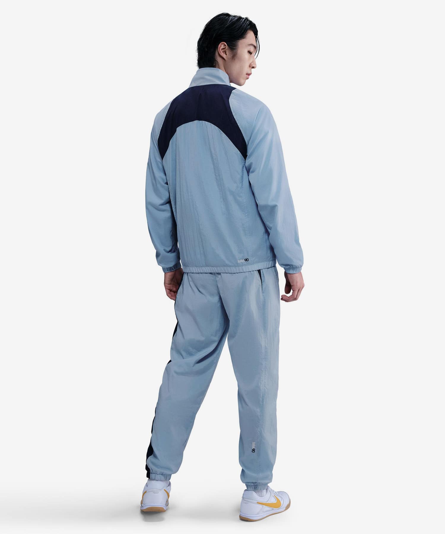 NIKE AS M NK RPL T90 TRK JKT W ALUMINUM/BLUE VOID/SAILの画像