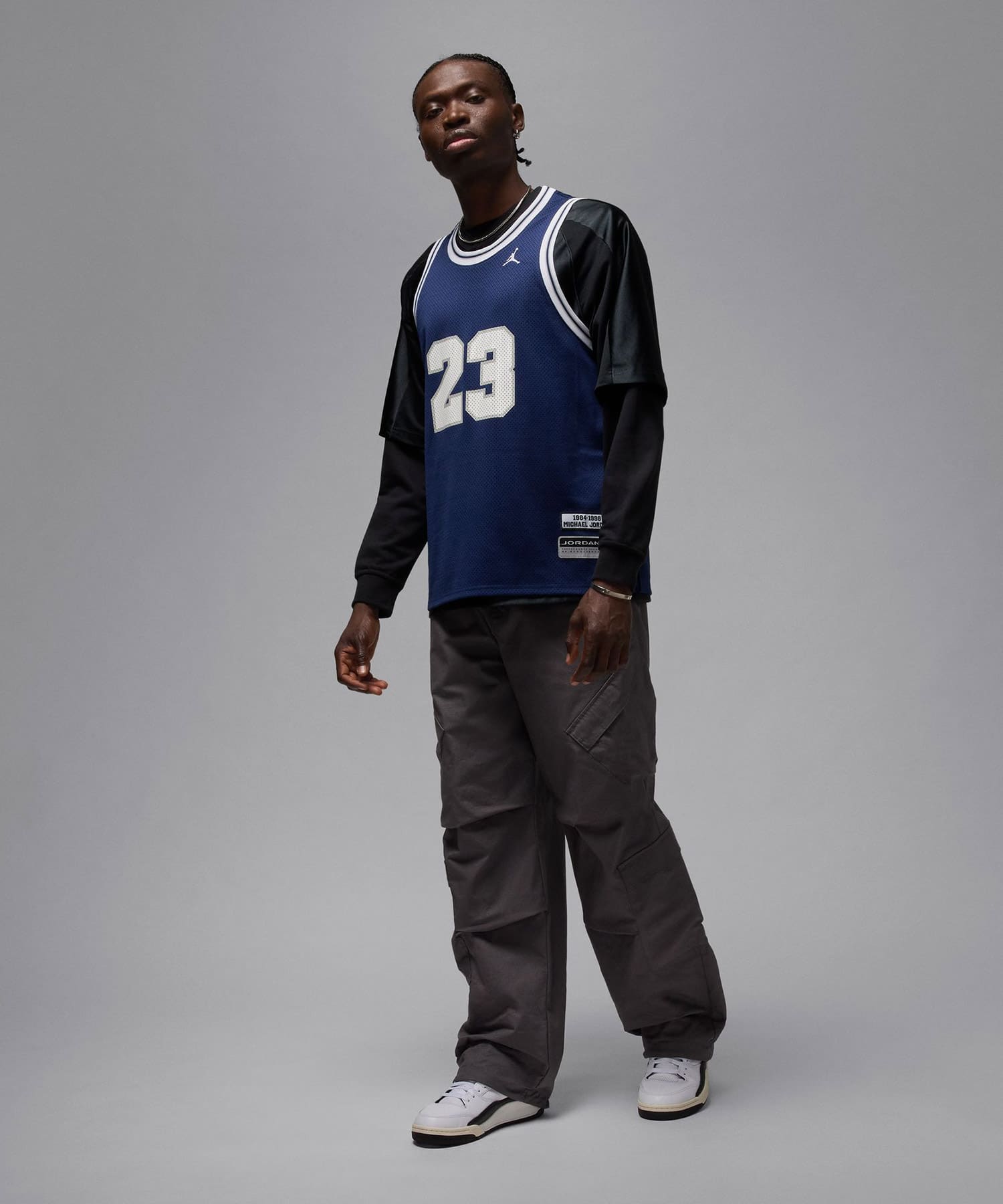 JORDAN BRAND M J FLT UTILITY PANT IRON GREYの画像