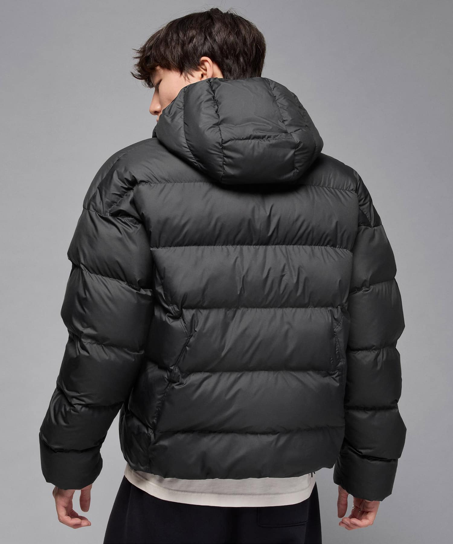 JORDAN BRAND M J BRK PUFFER JKT BLACK/WHITEの画像