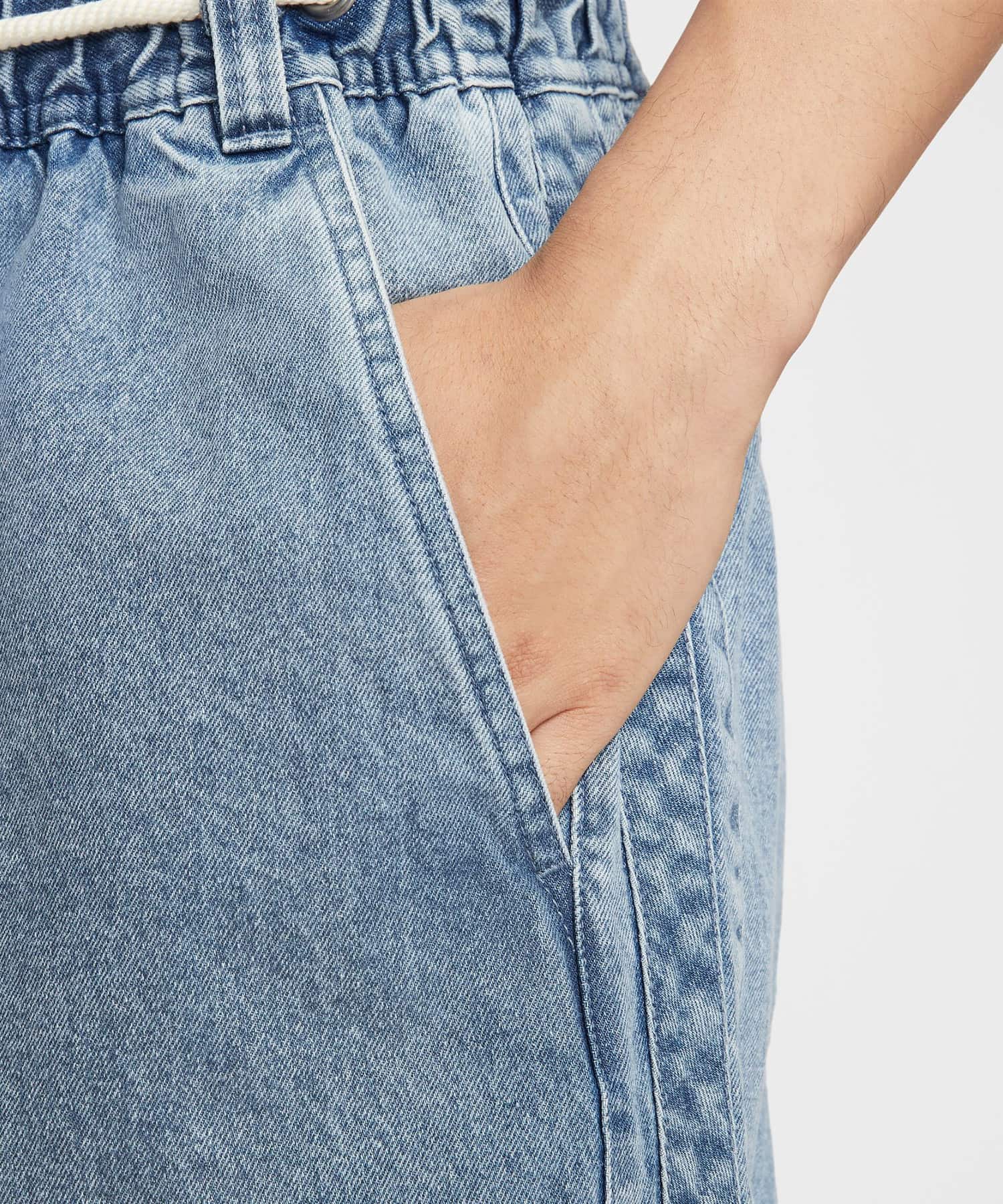 NIKE AS M NK DENIM 10IN SHORT NAOS BLUE GREY/PALE IVORYの画像