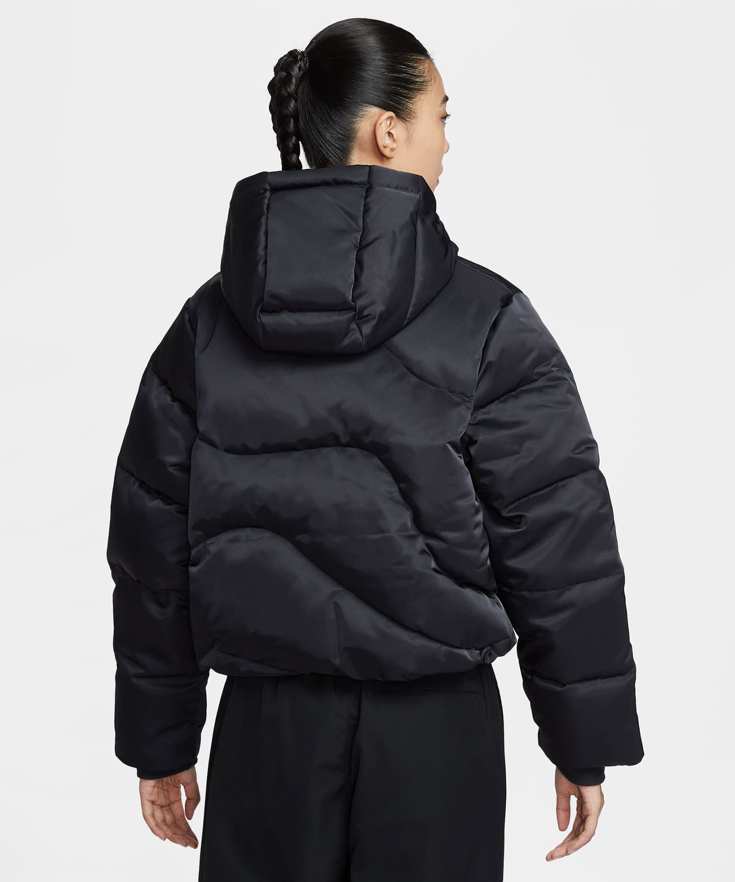 NIKE AS W NSW TF DWN SWSH PFR BLACK/BLACKの画像