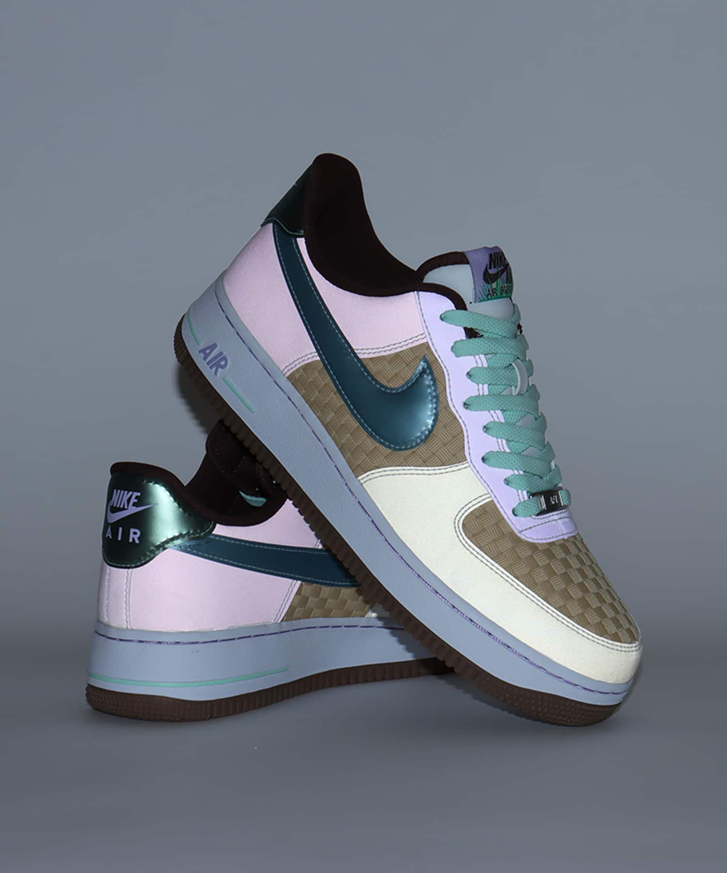 NIKE AIR FORCE 1 RETRO QS SUMMIT WHITE/GLACIER BLUE-MINT FOAMの画像