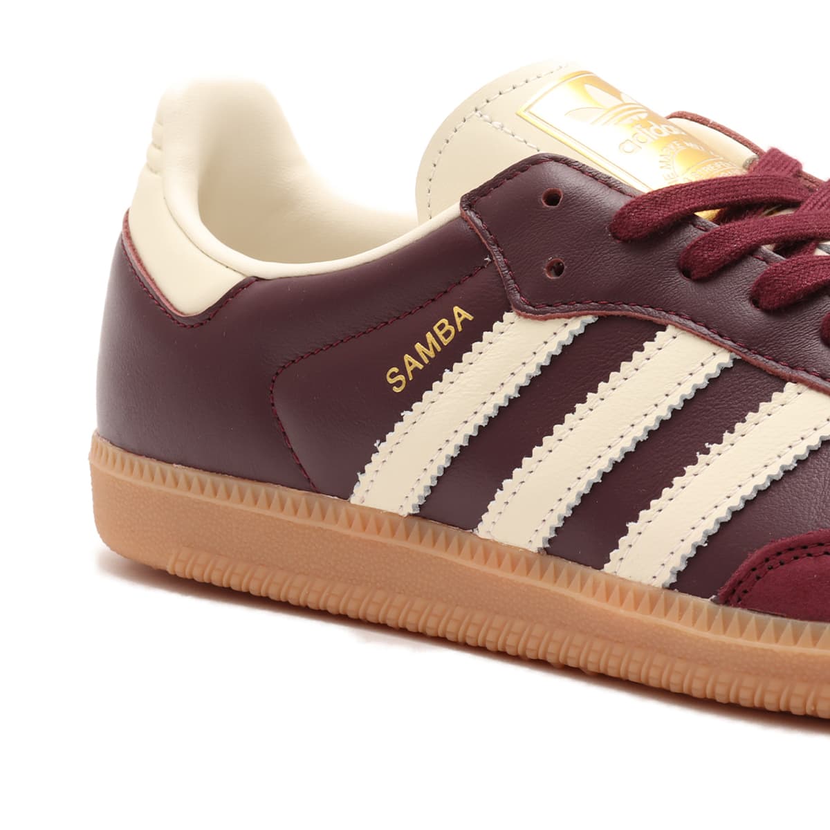 adidas SAMBA OG W MAROON/CREWHT/GOLDMT 24SS-I