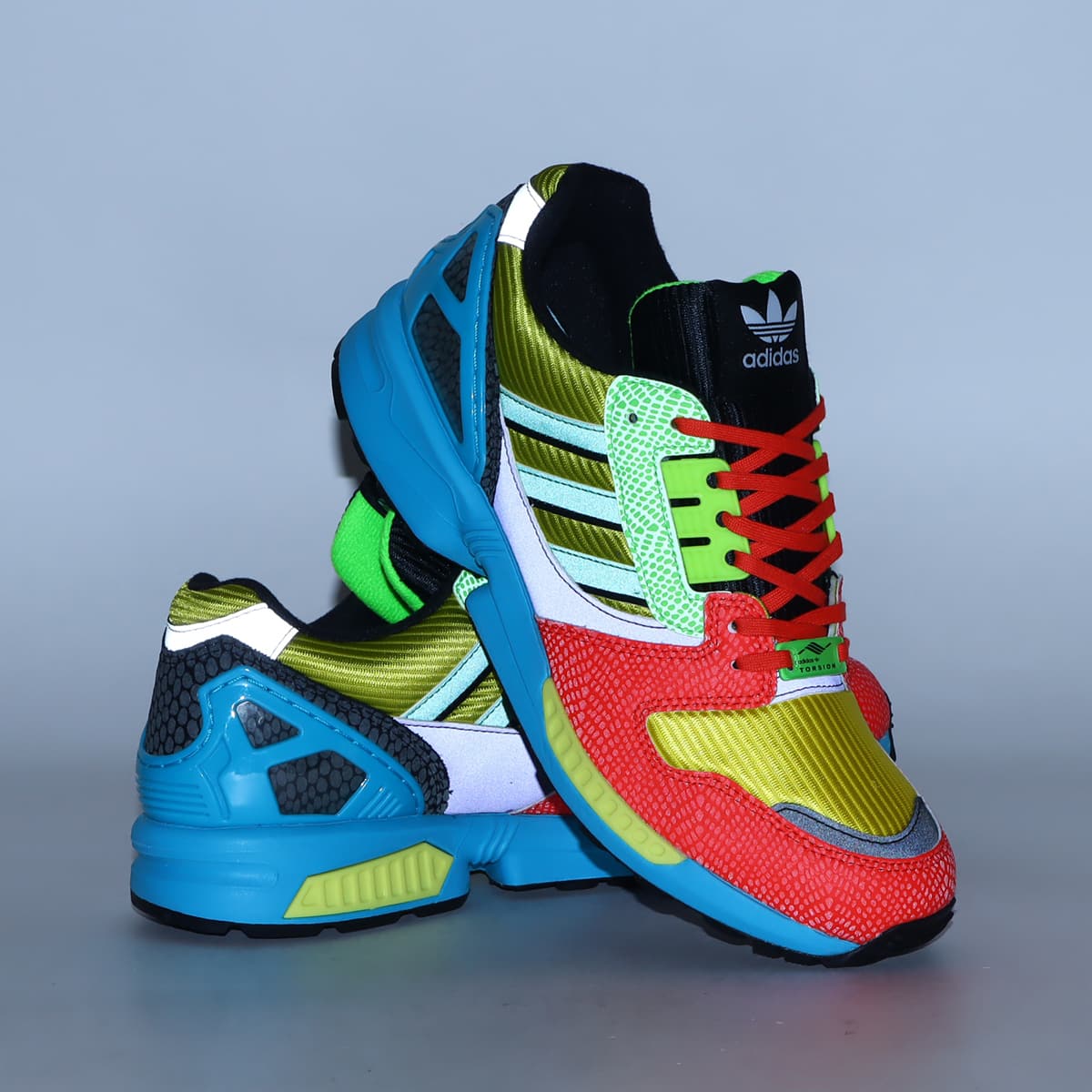 adidas Originals ZX8000 atmos “MASH UP” YELLOW/GREEN/TECH PURPLE 