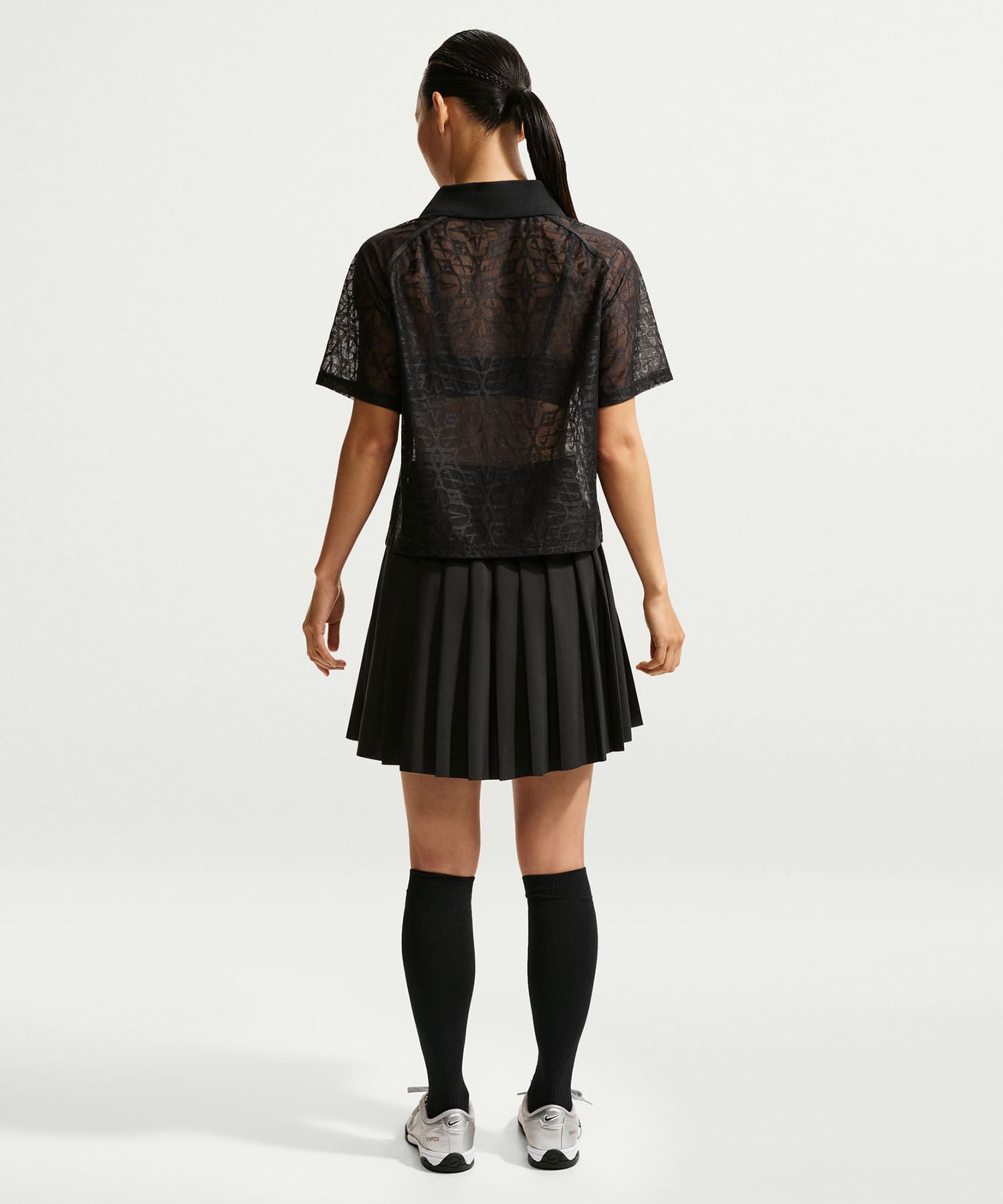 NIKE AS W NSW KNIFE PLEAT SKIRT BLACK/(BLACK)の画像