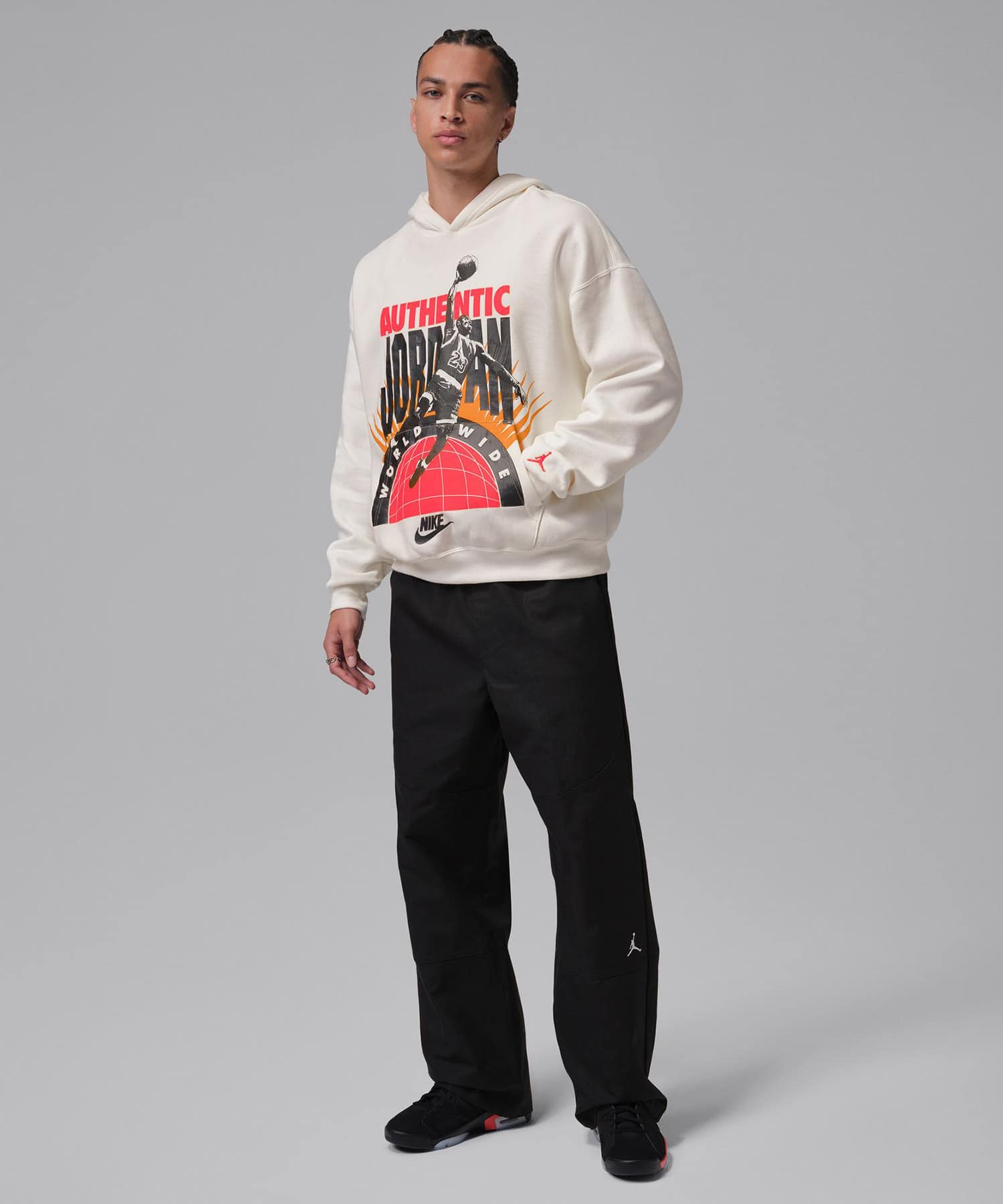 JORDAN BRAND M J BRK WVN PNT BLACKの画像