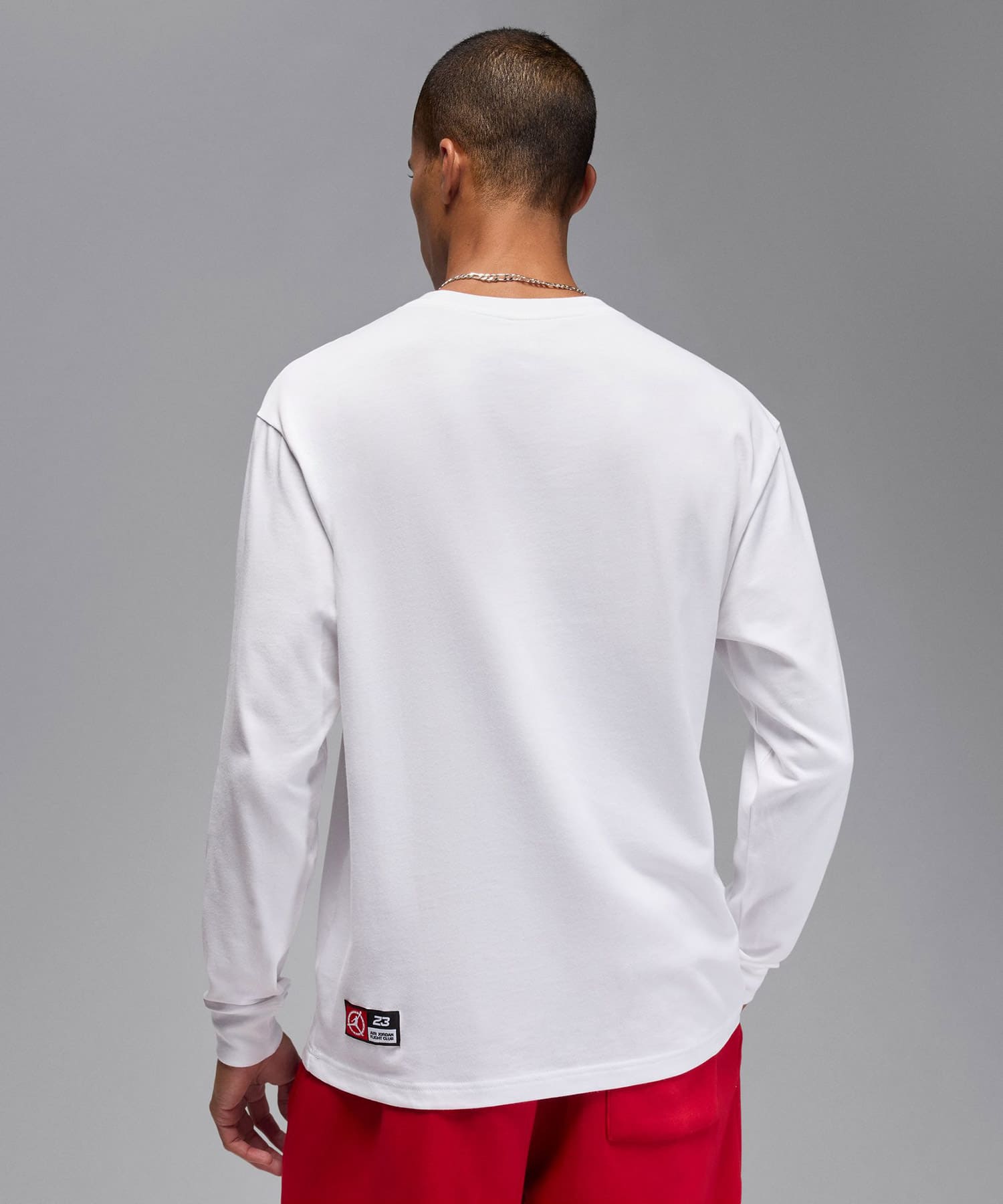 JORDAN BRAND M J FLT CLB LS CREW WHITEの画像