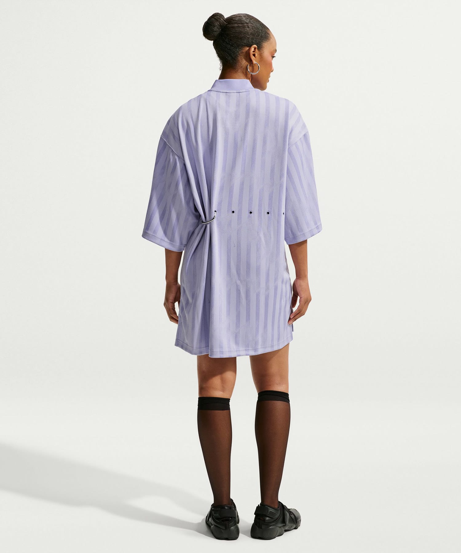 NIKE W RNWY JERSEY DRESS PURPLEの画像