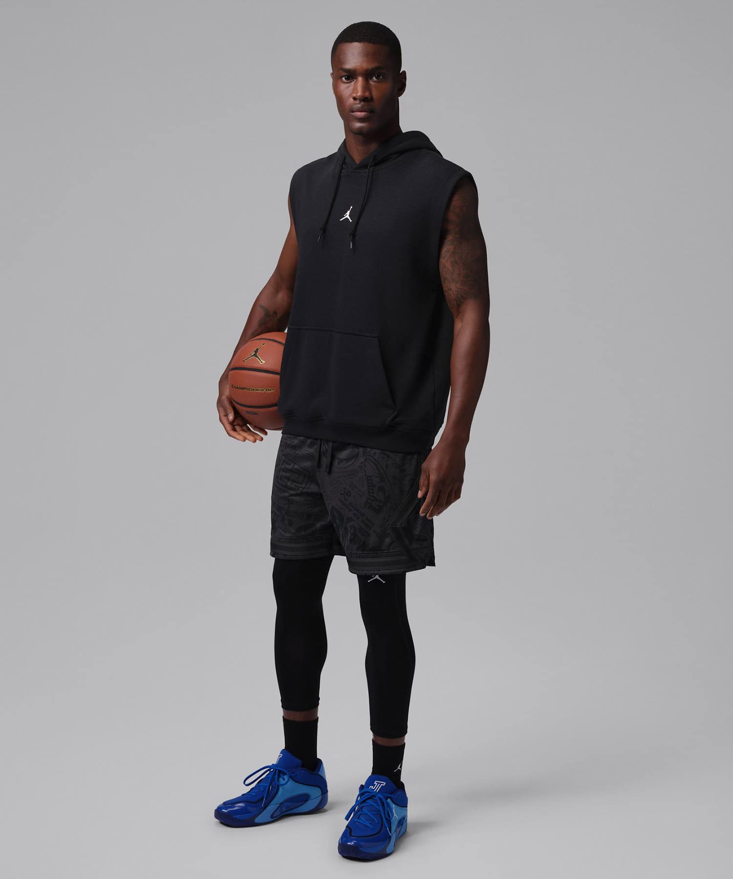 JORDAN BRAND M J DF SPRT AOP DMND SHORT BLACKの画像