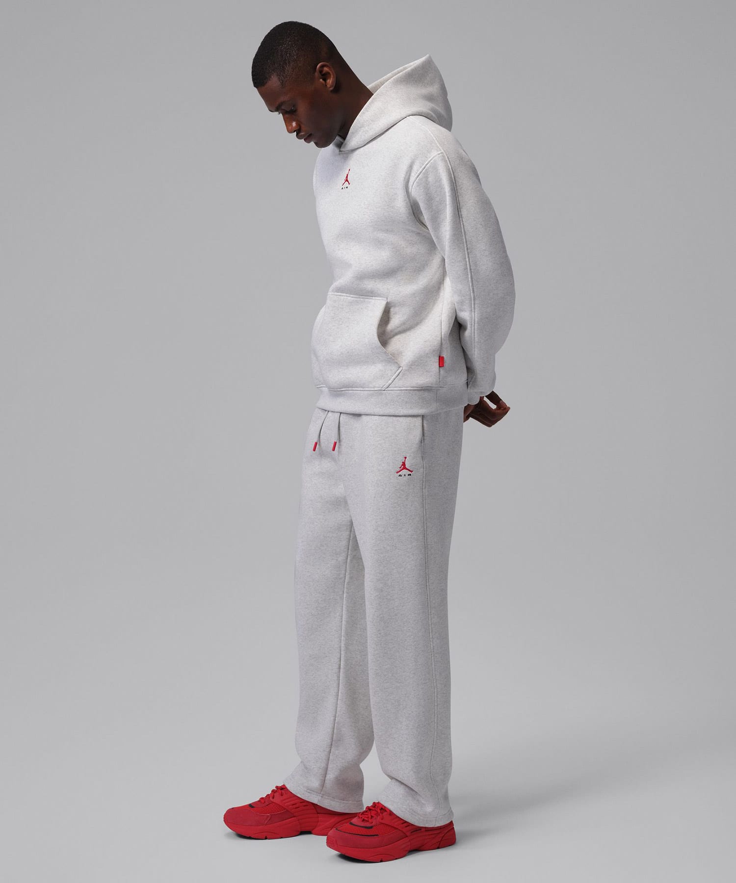 JORDAN BRAND M J BRK ST FLC OH PANT BB GRAYの画像