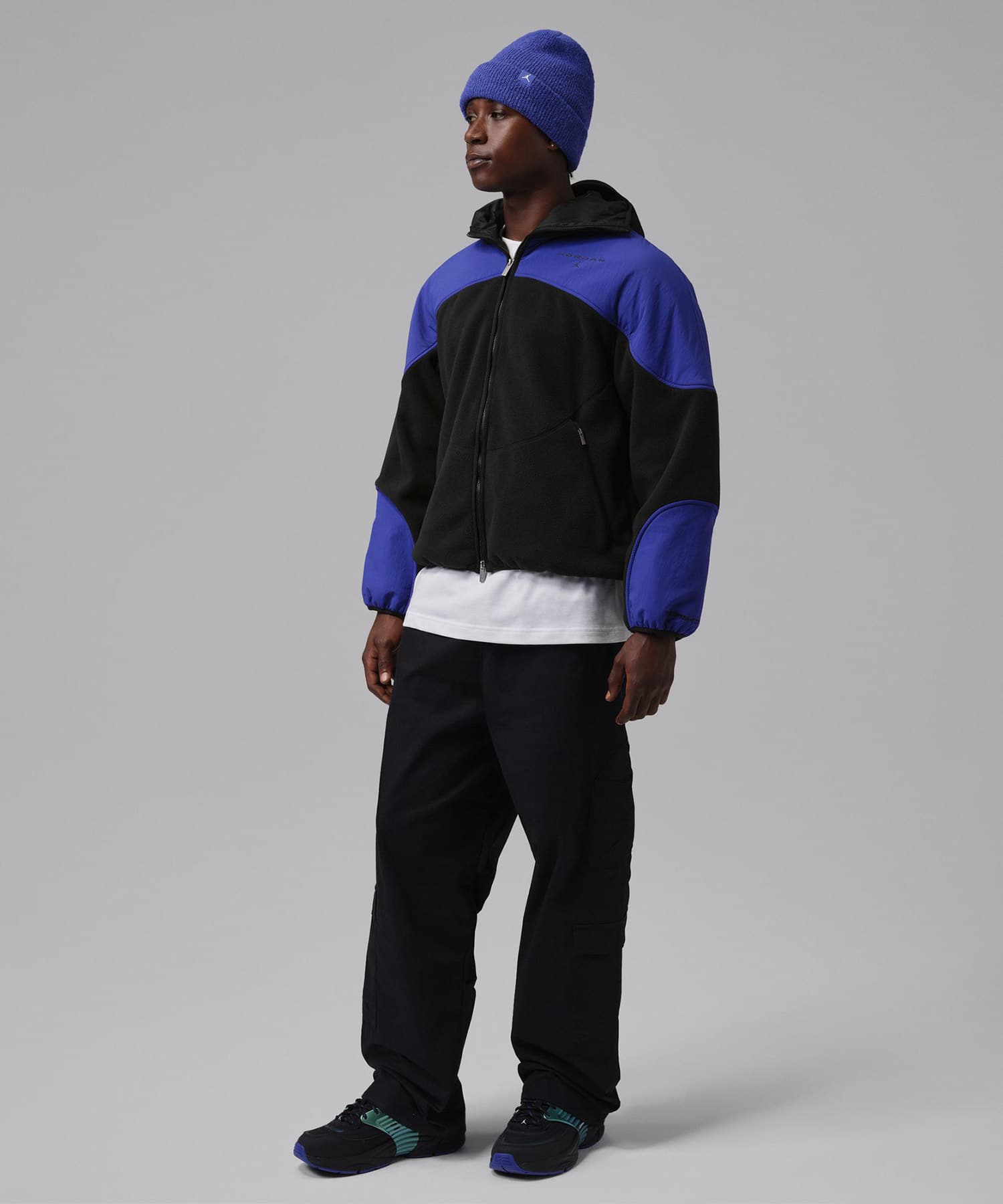 JORDAN BRAND M J FLT MTNSD TF ZIP BLACKの画像
