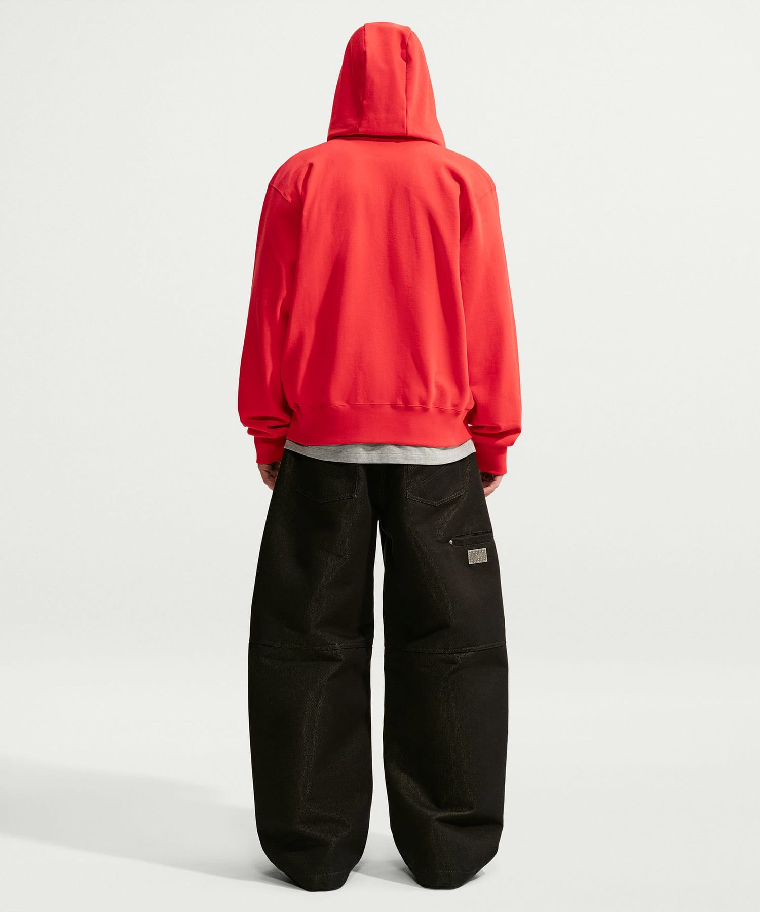 NIKE M NRG NK 560 FLEECE FULL ZIP HOODIE LT CRIMSONの画像