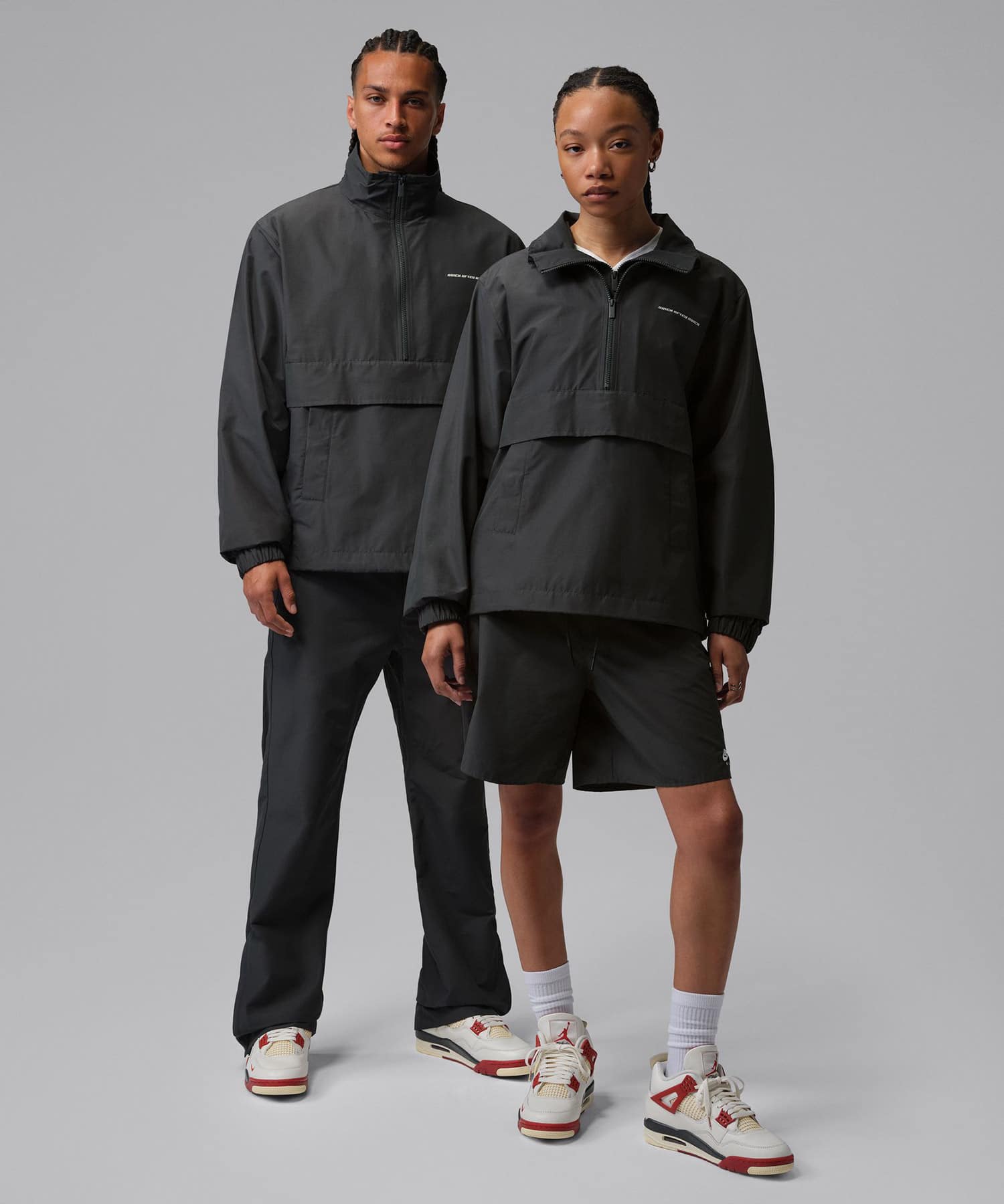 JORDAN BRAND BIKE HARF ZIP JKT BLACKの画像