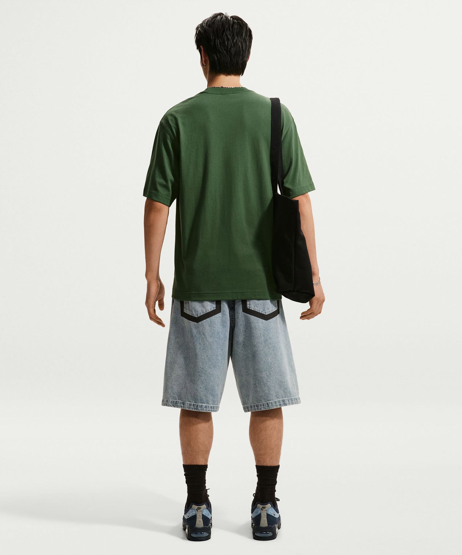 NIKE AS M NK YMH INDIGO DENIM SHORT BLUEの画像