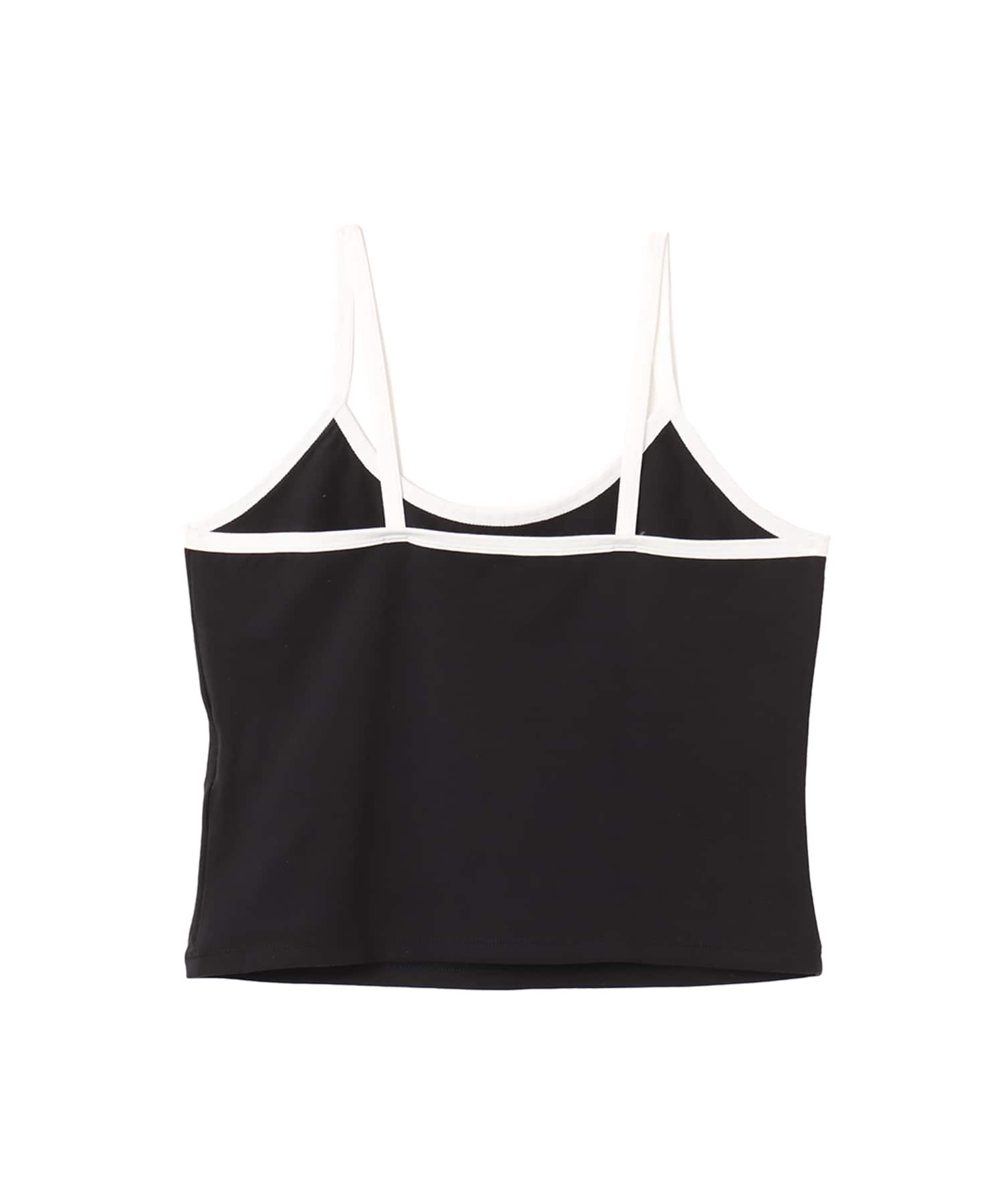 adidas CUT-OUT TEE ブラック/ホワイトの画像