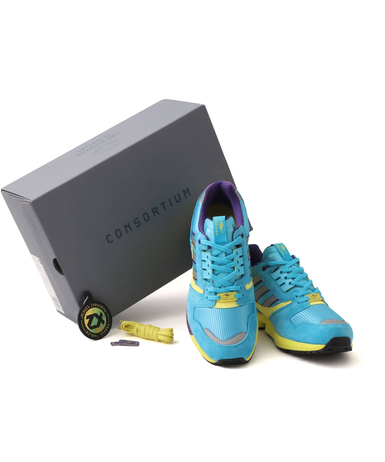 adidas ZX8000 JC & MT 2 CONSORTIUM BLUGLO/BLUGLO/UNIPURの画像