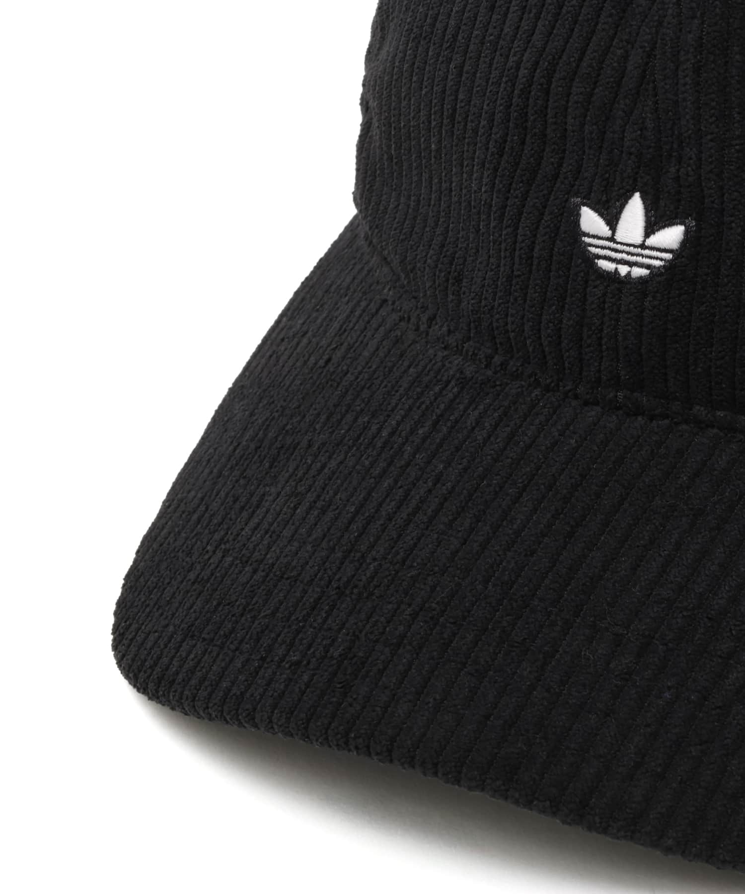 adidas CORDUROY BASEBALL CAP ブラックの画像