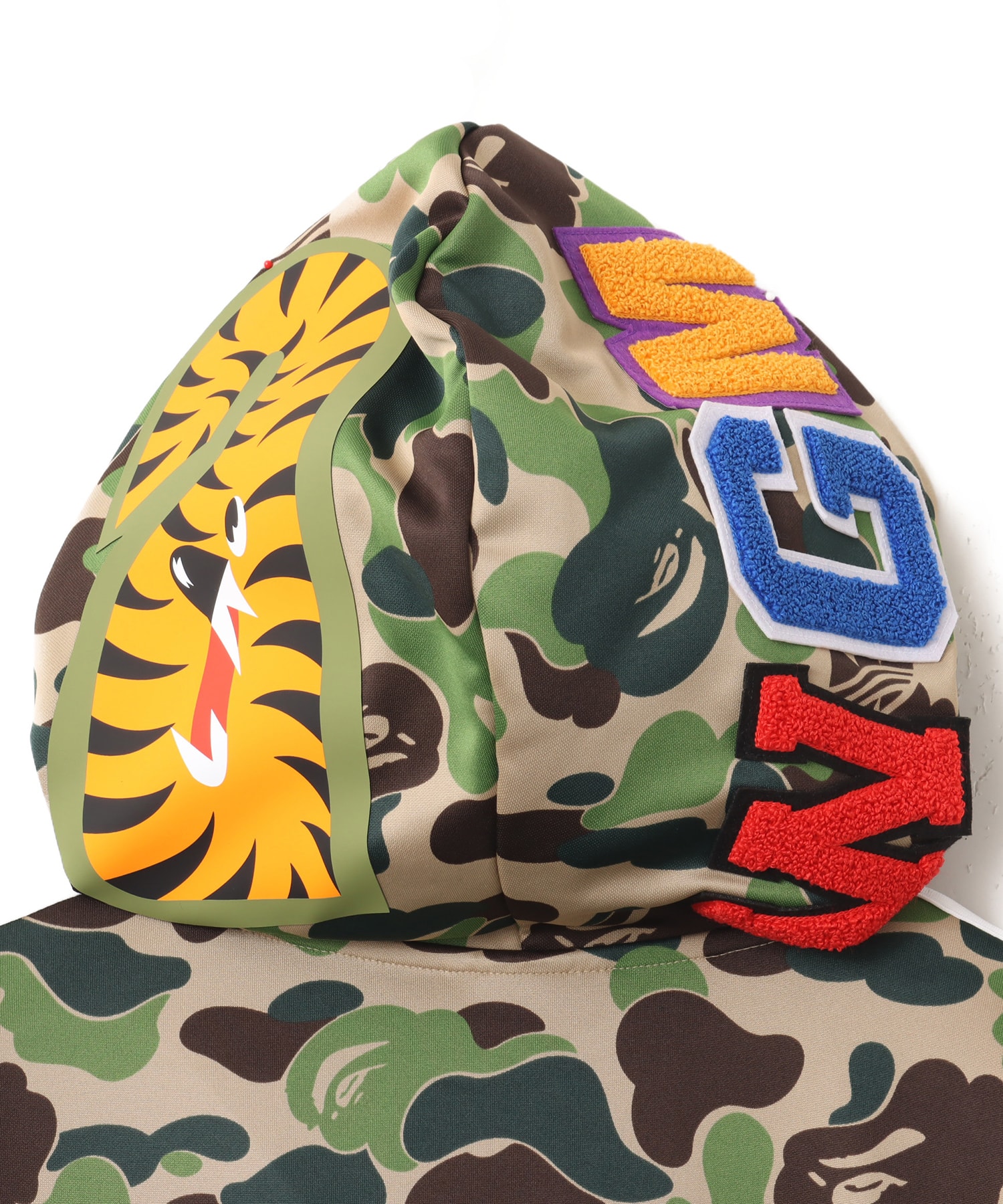 adidas SHARK TRACK HOODIE BAPE クルーグリーンの画像