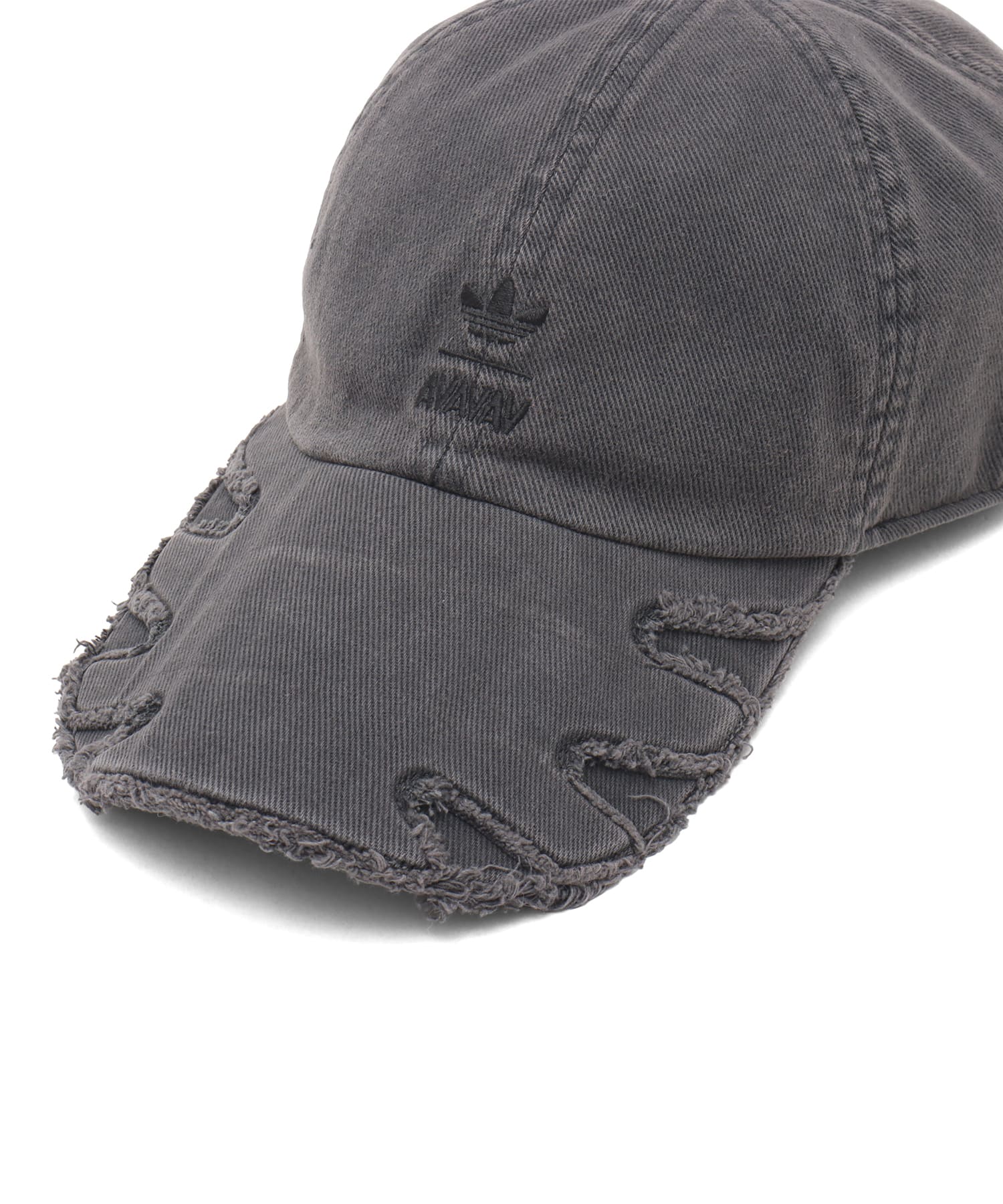 adidas BY AVAVAV SLASHED DOUBLE BRIM CAP ブラックの画像