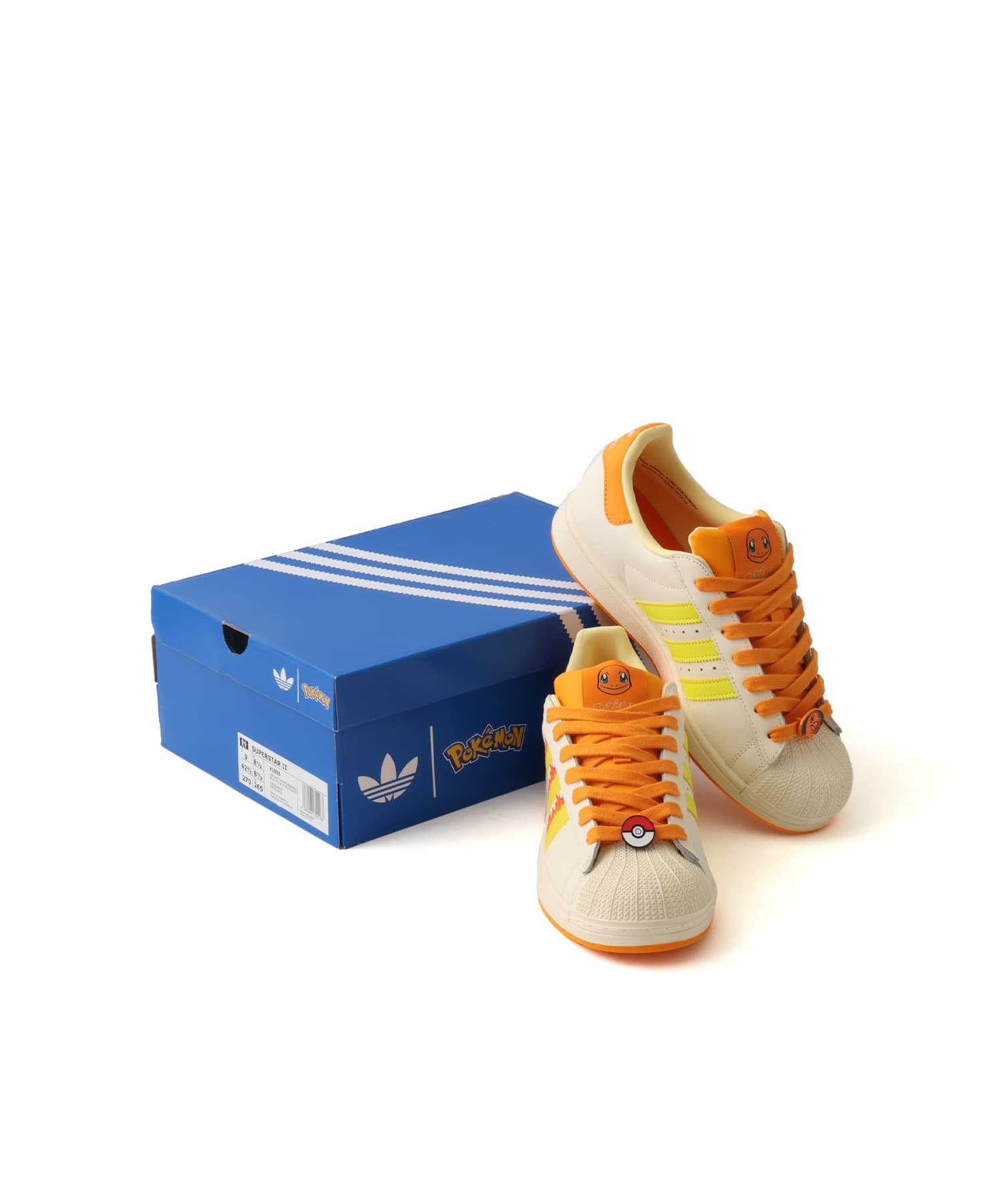 adidas POKEMON SUPERSTAR II CREWHT/SHOYEL/BORANGの画像