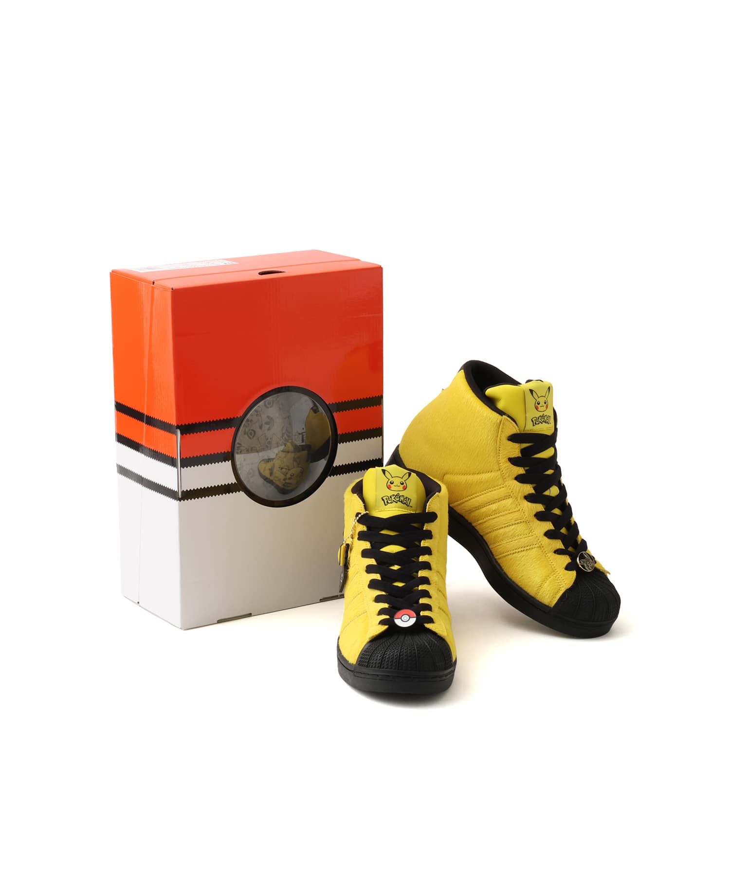 adidas POKEMON SUPERSTAR II MID YELLOW/YELLOW/CBLACKの画像