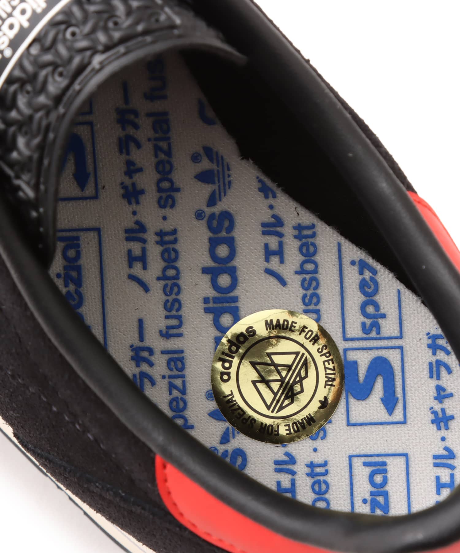 adidas NOEL GALLAGHER MARATHON SPZL CBLACK/RED/CBLACK（アディダス