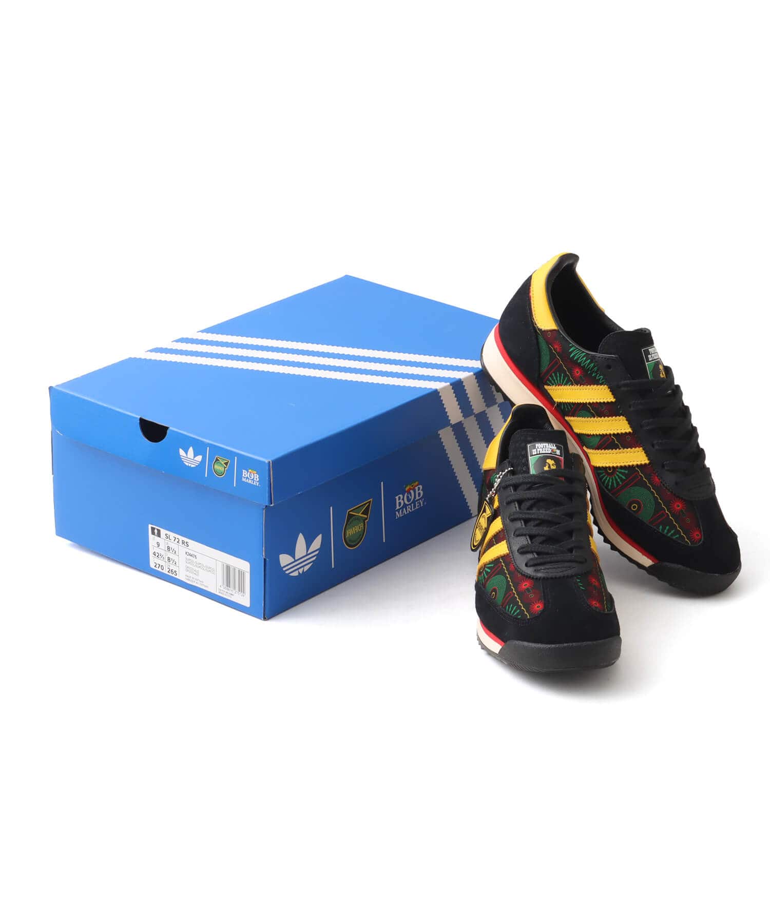adidas SL 72 RS JFF X BOB MARLEY AWAY SUPCOL/SUPCOL/SUPCOLの画像
