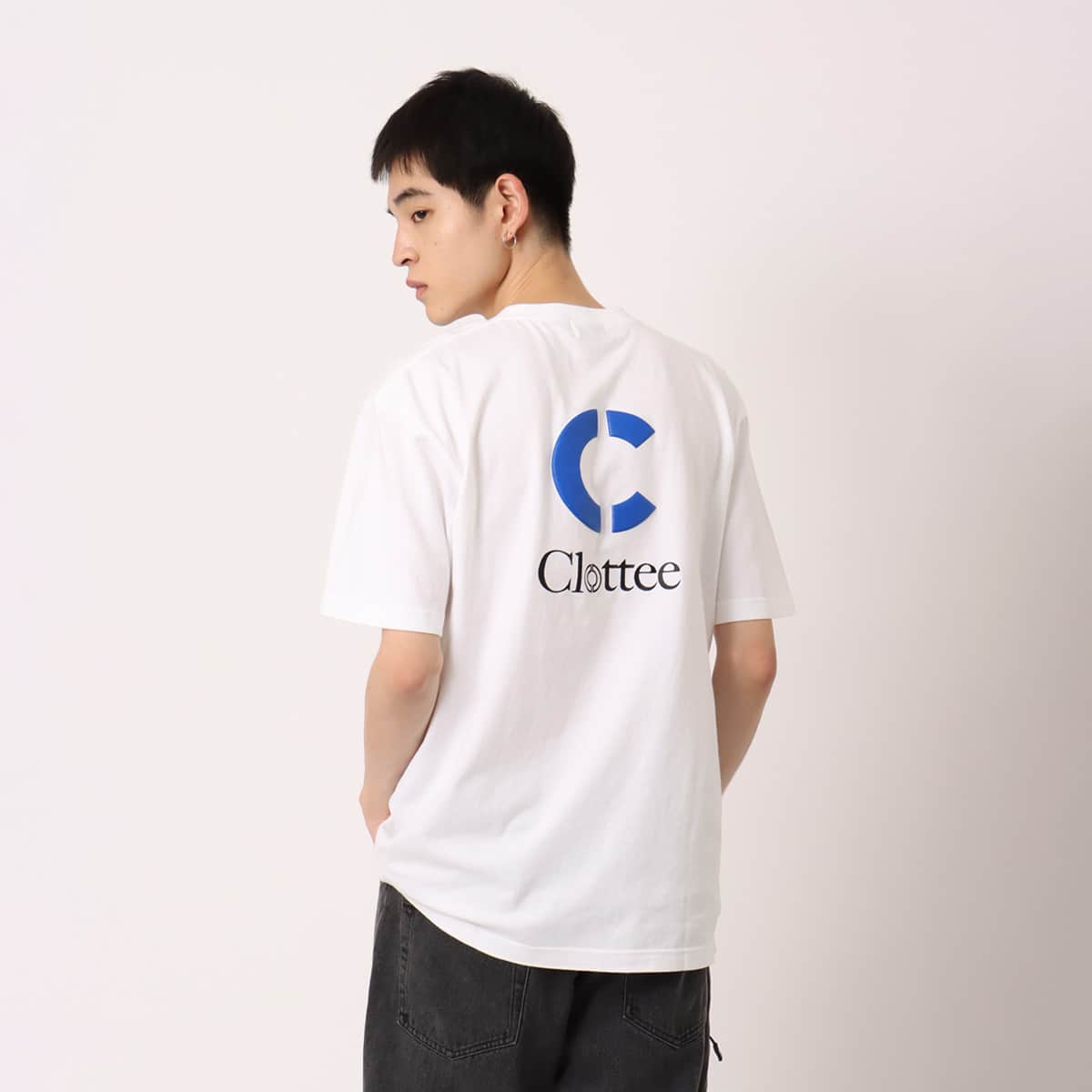 atmos × Clottee T-shirt WHITEの画像